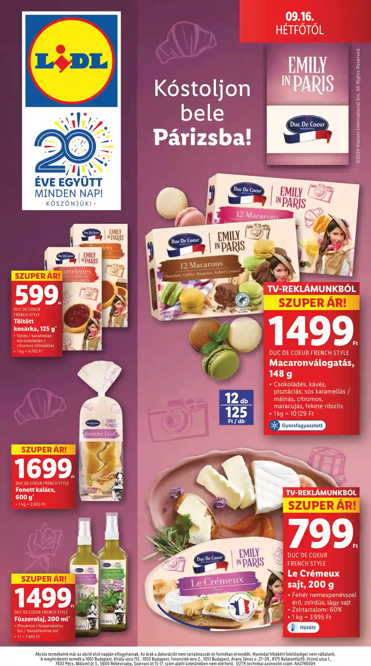Lidl akciós újság 37. hét (65 oldal)