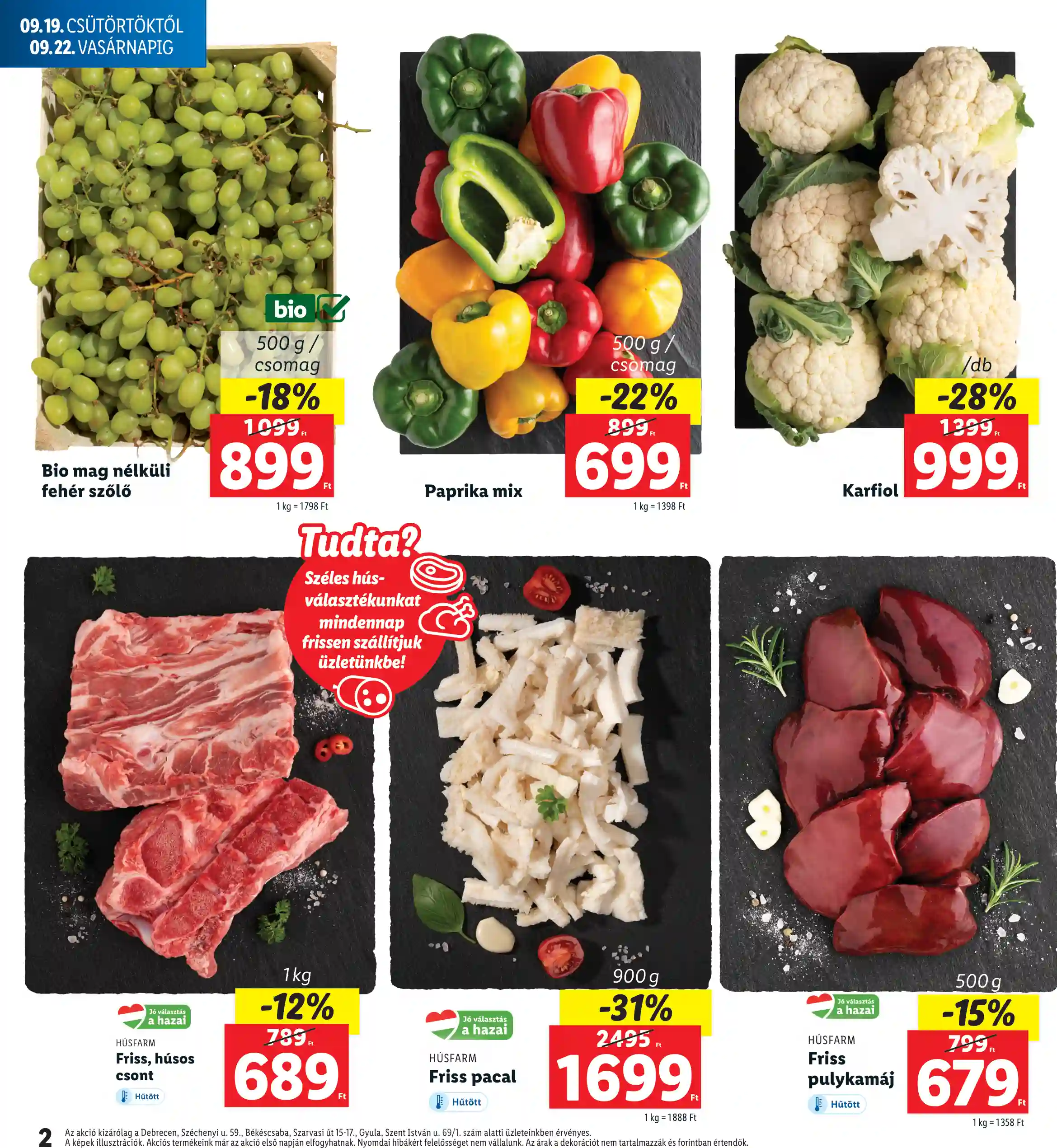 Lidl akciós újság 38. hét (2 oldal)