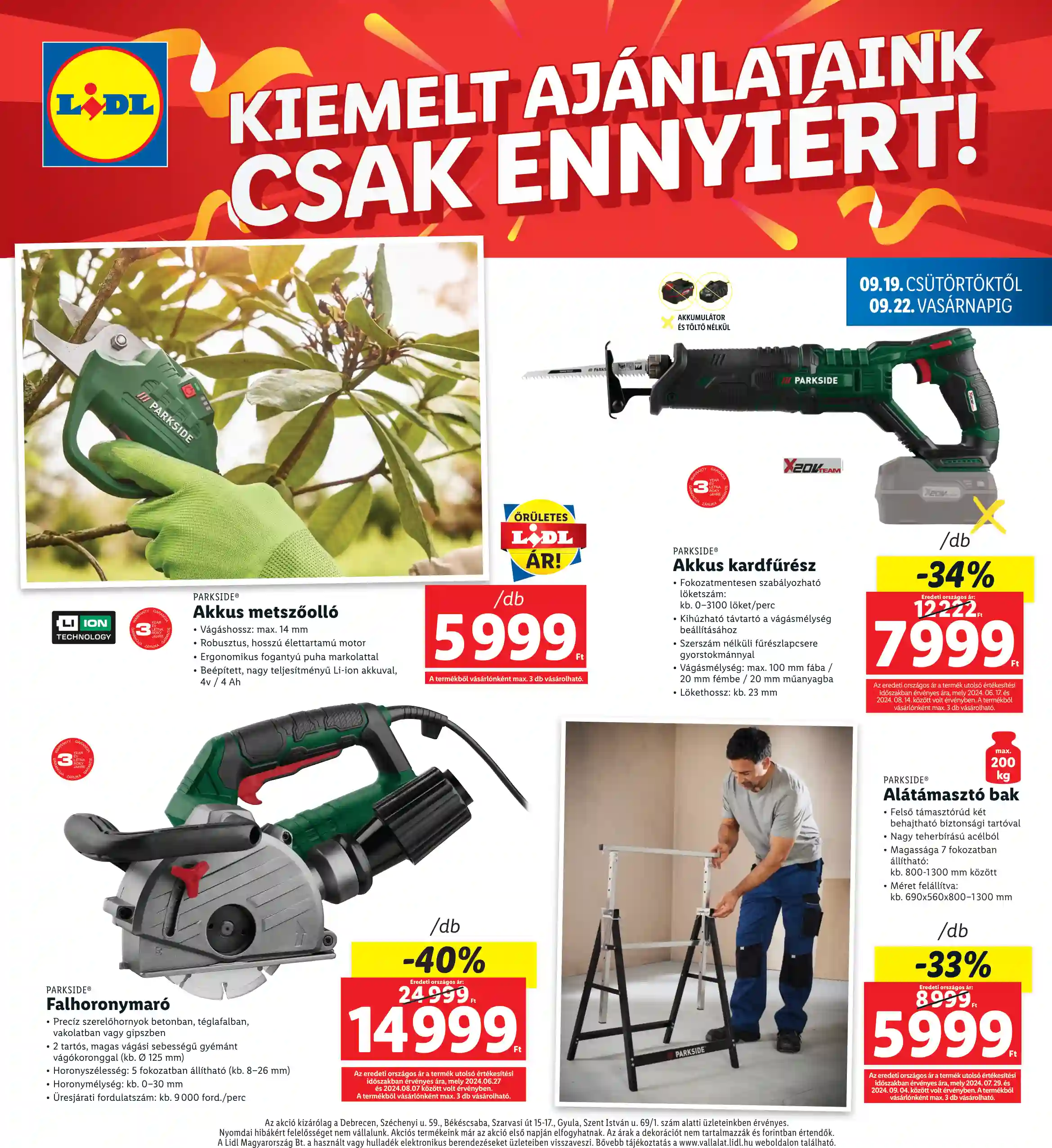 Lidl akciós újság 38. hét (4 oldal)
