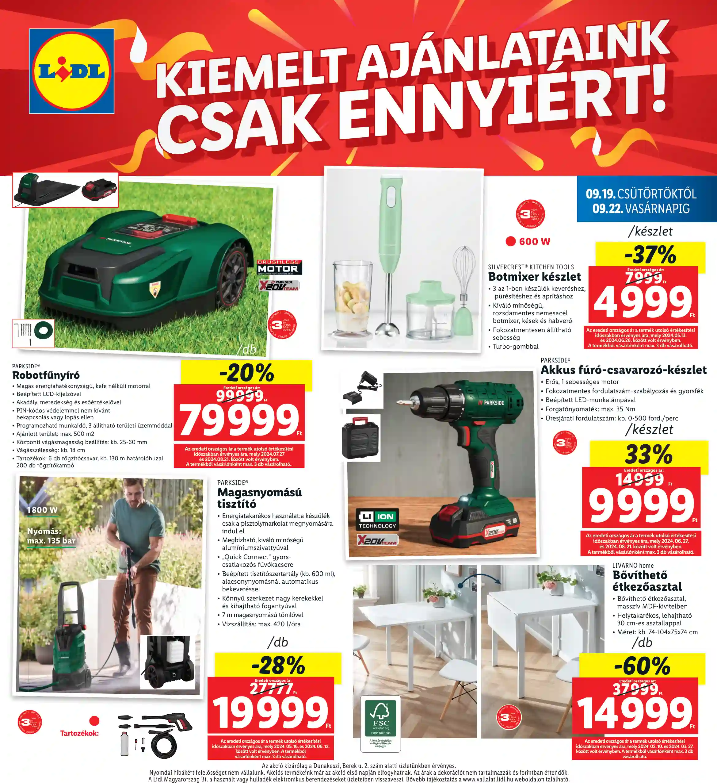 Lidl akciós újság 38. hét (4 oldal)