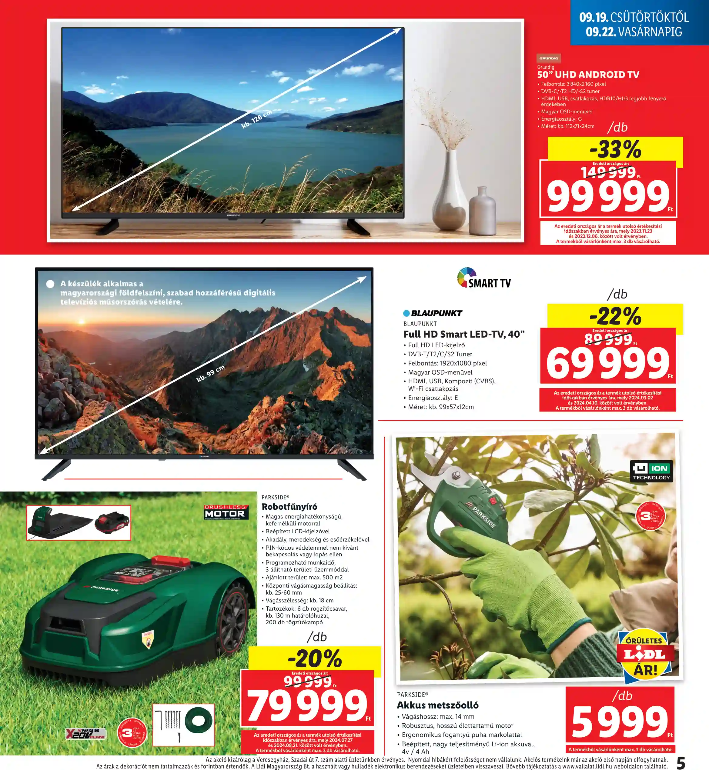 Lidl akciós újság 38. hét (5 oldal)