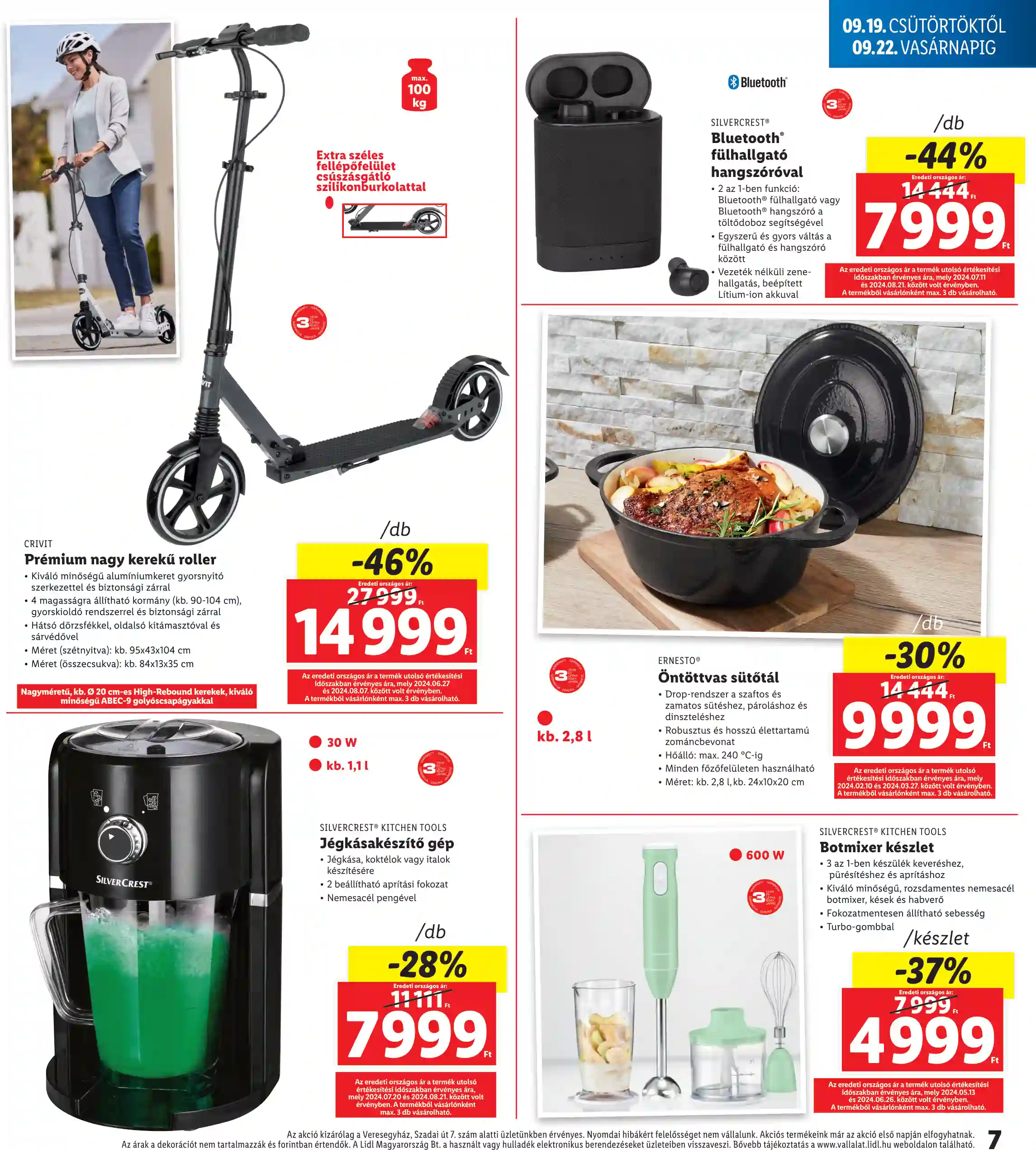 Lidl akciós újság 38. hét (7 oldal)