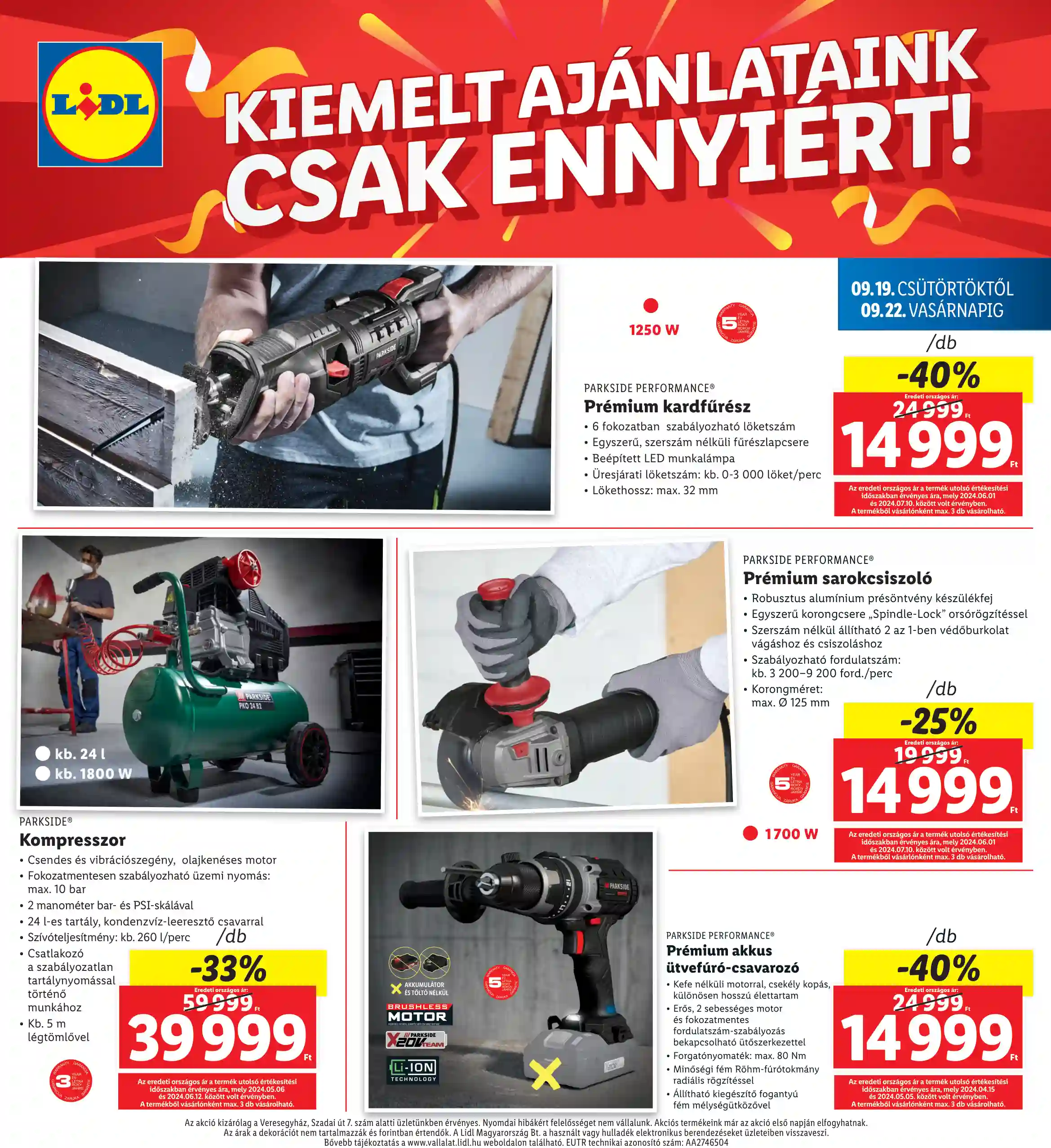 Lidl akciós újság 38. hét (8 oldal)