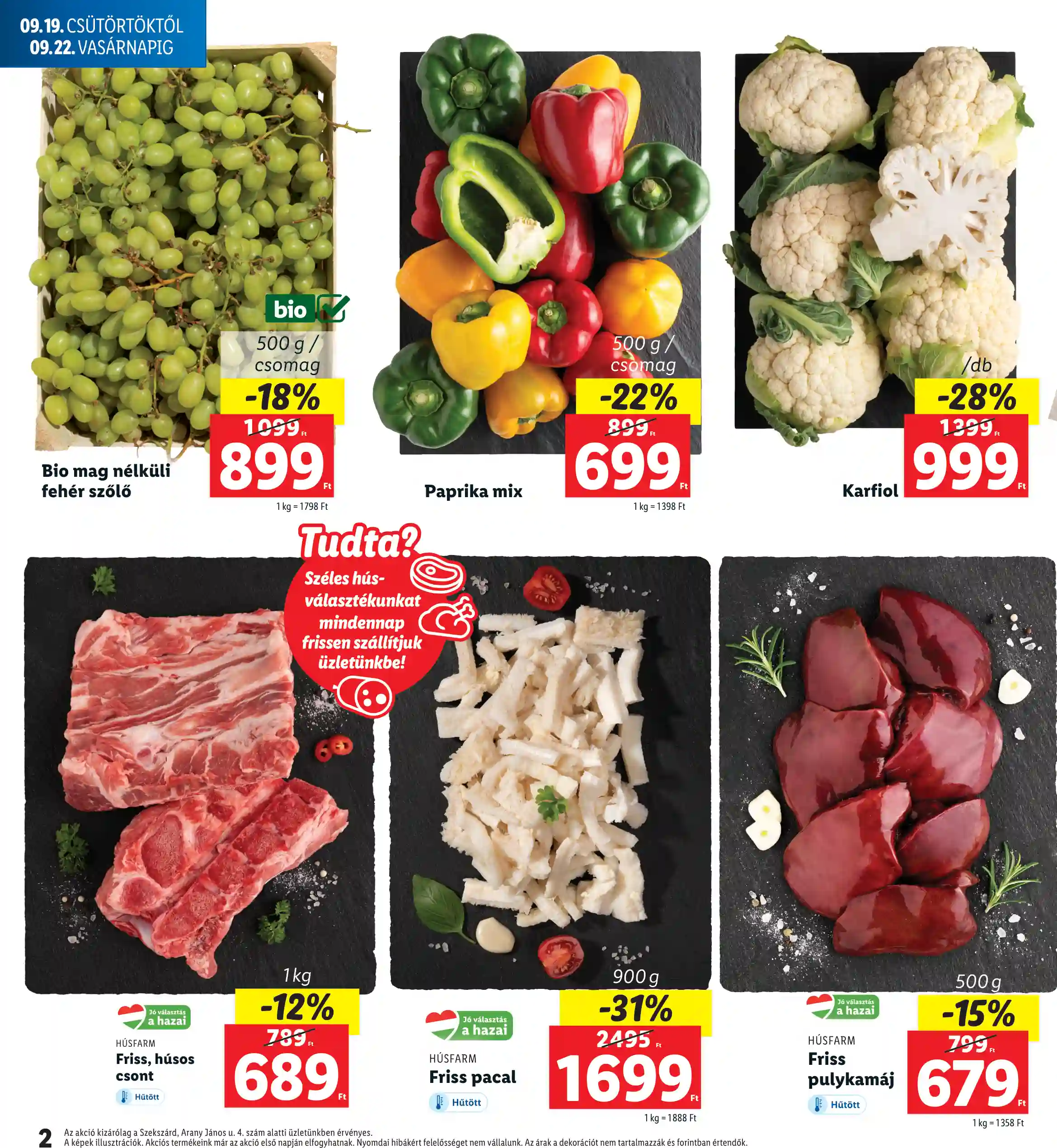 Lidl akciós újság 38. hét (2 oldal)