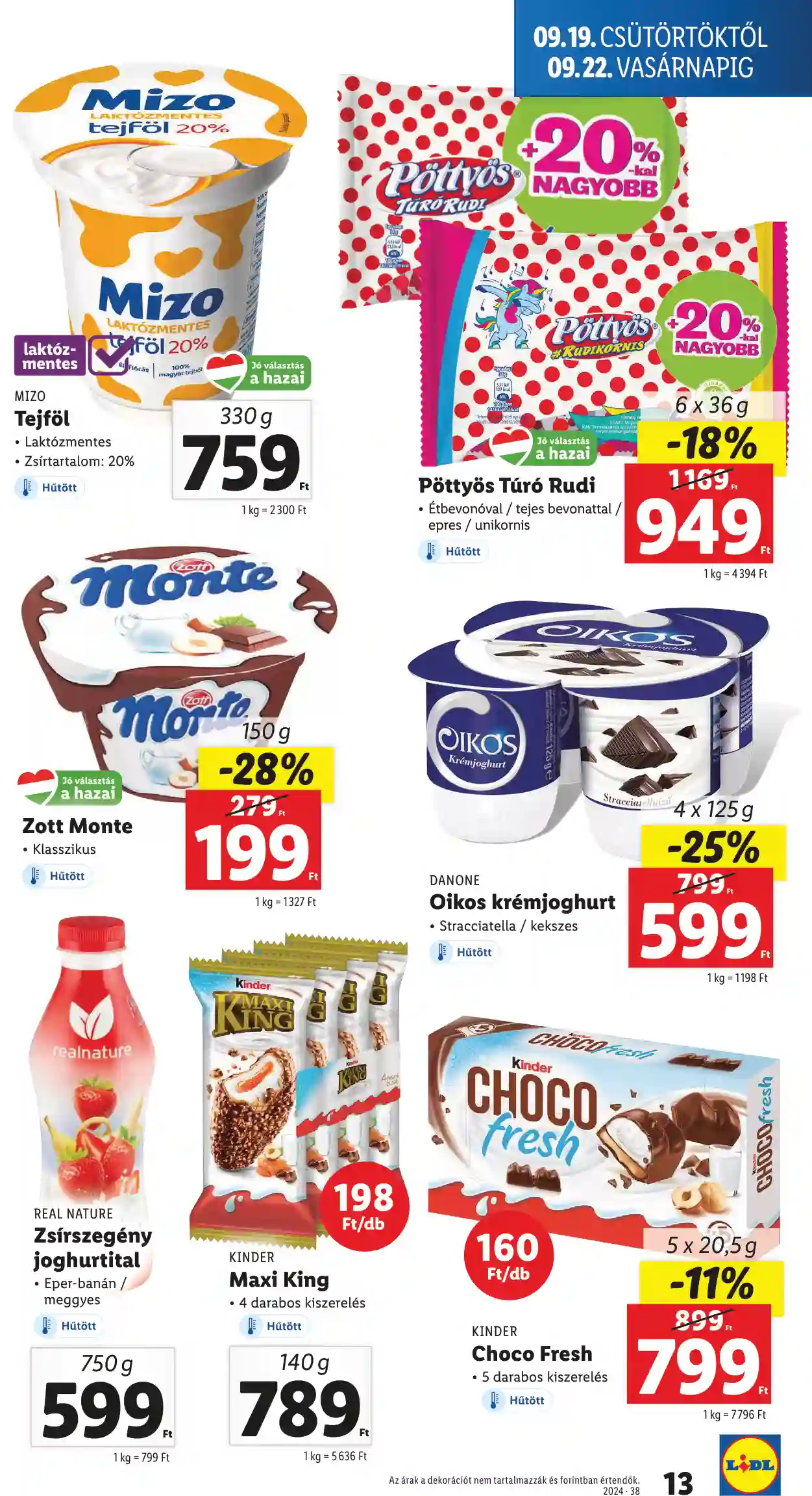 Lidl akciós újság 38. hét (5 oldal)