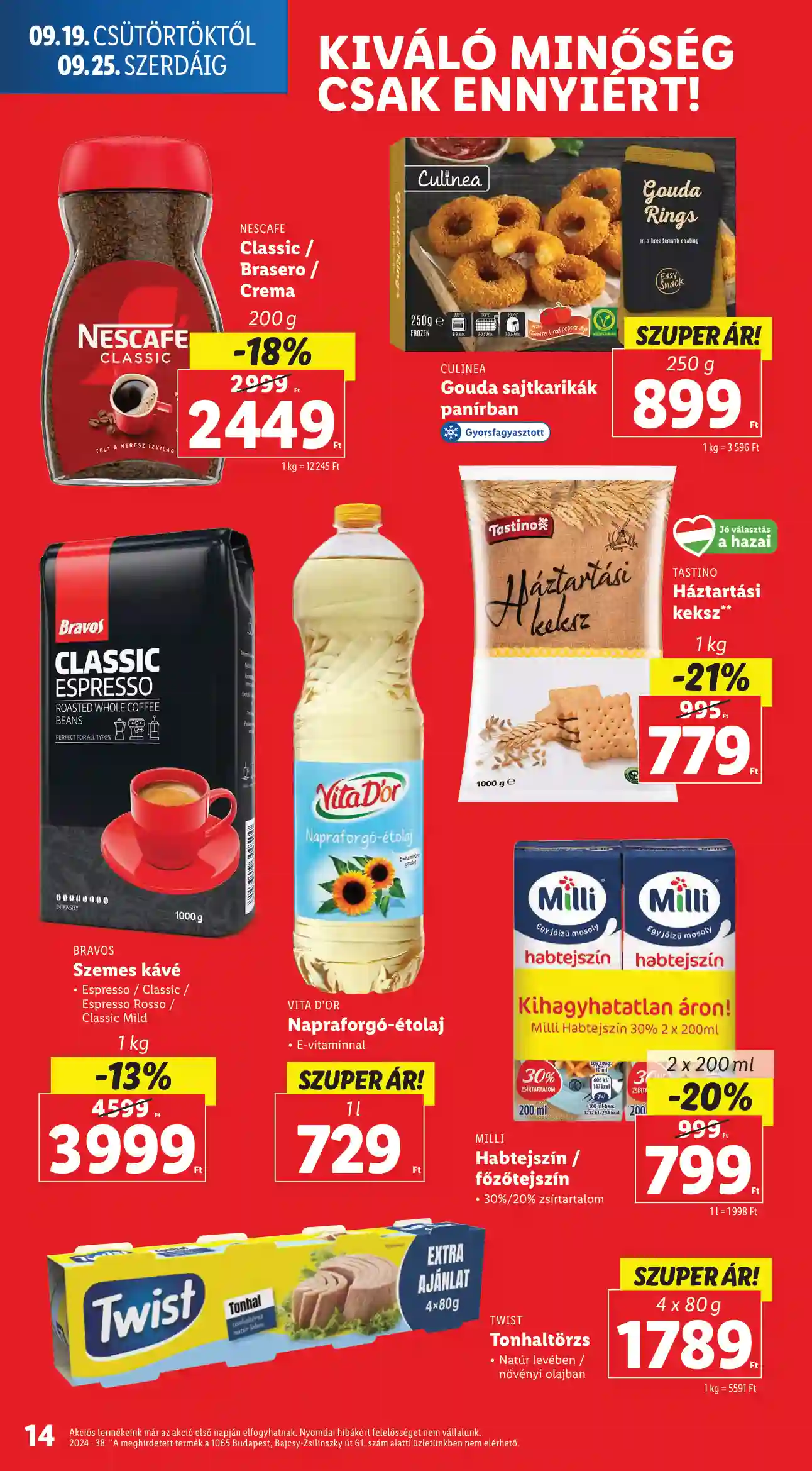 Lidl akciós újság 38. hét (6 oldal)