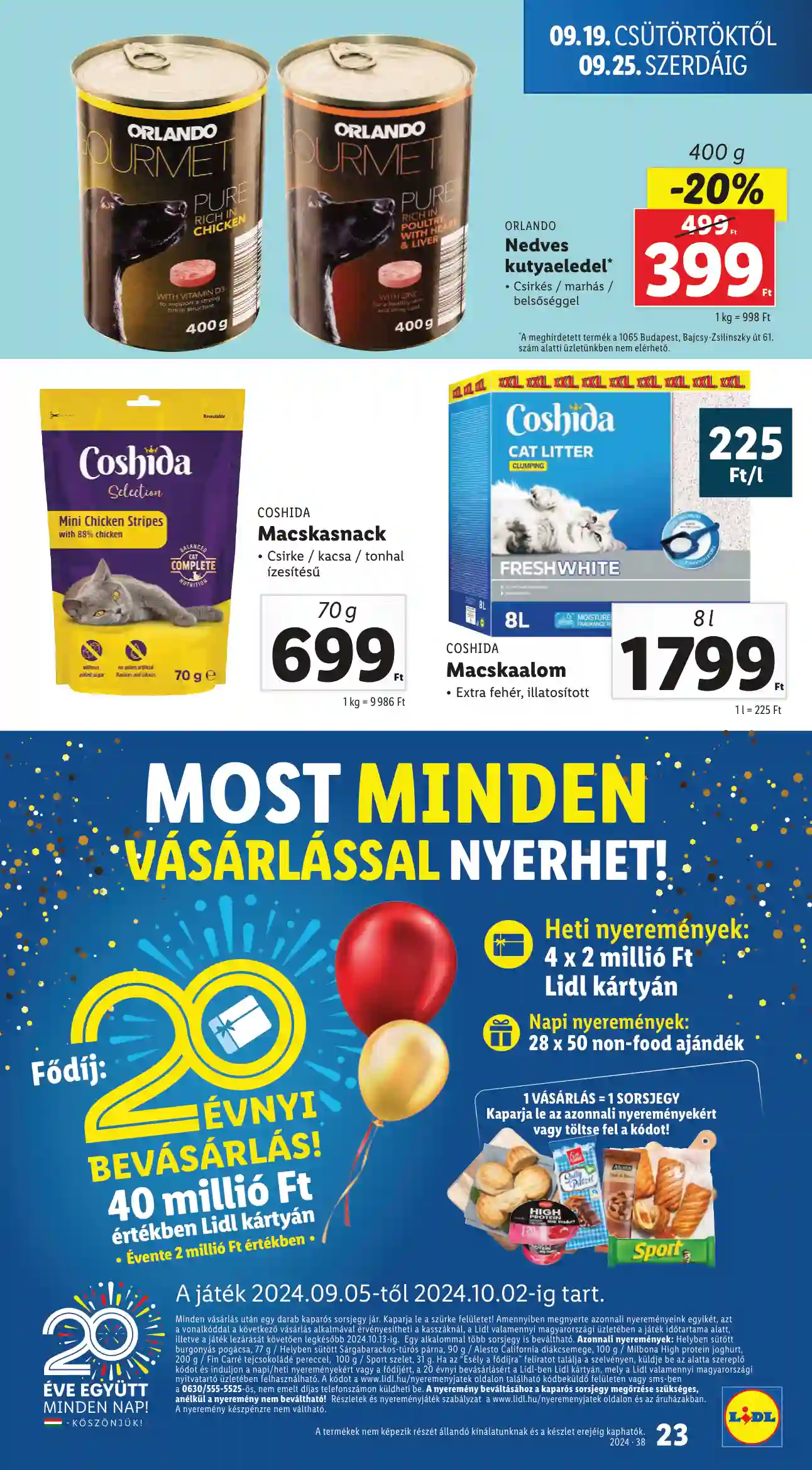 Lidl akciós újság 38. hét (16 oldal)