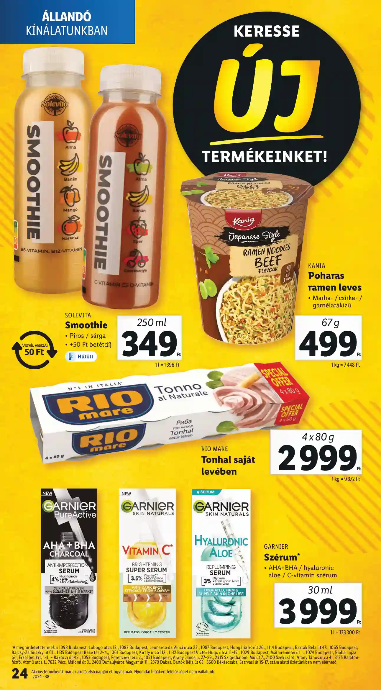Lidl akciós újság 38. hét (17 oldal)