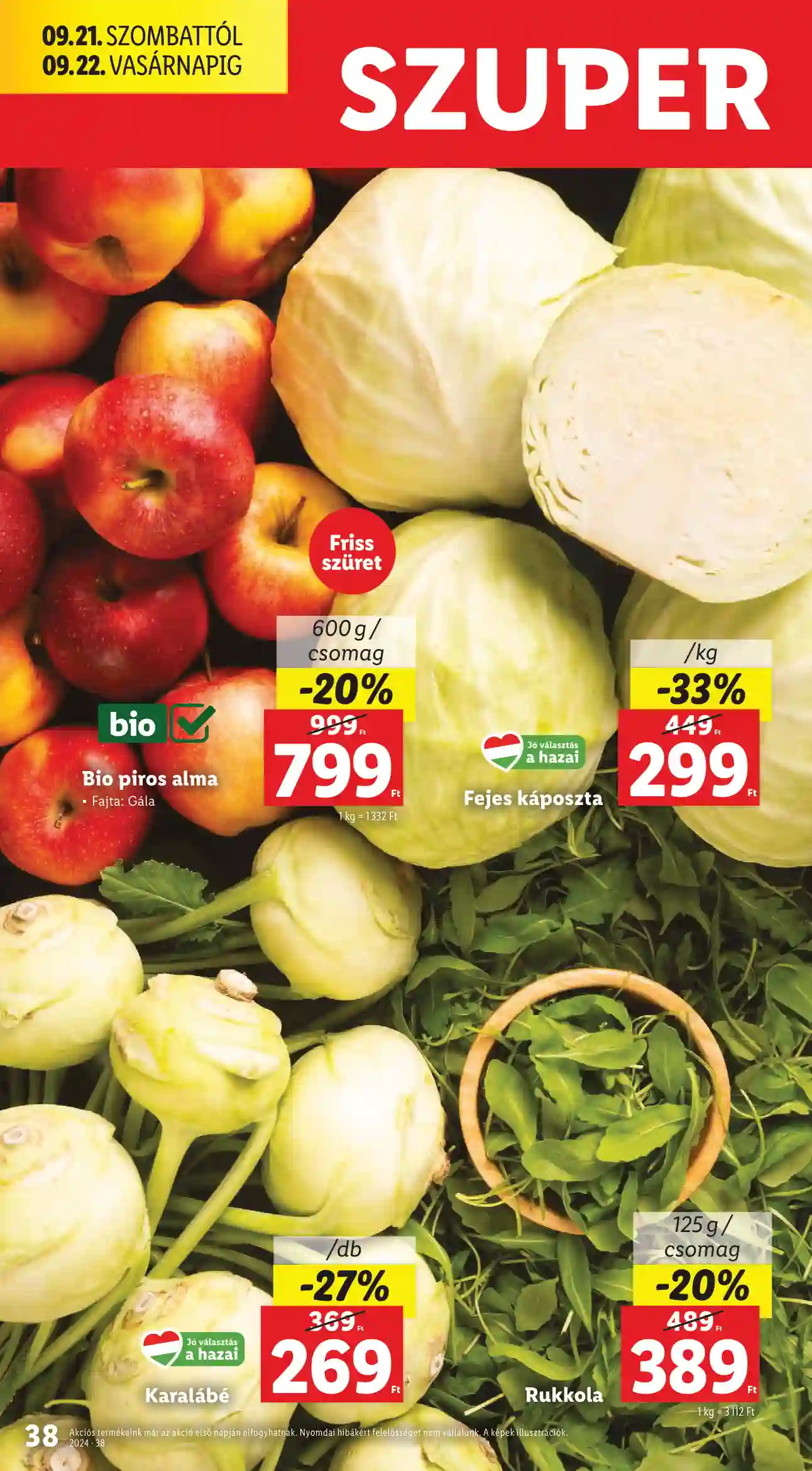 Lidl akciós újság 38. hét (32 oldal)