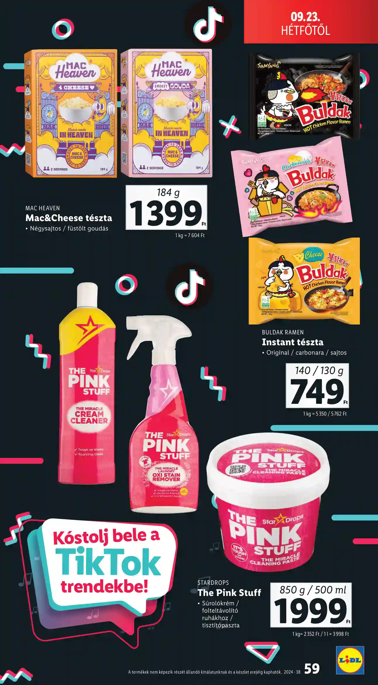 Lidl akciós újság 38. hét (55 oldal)