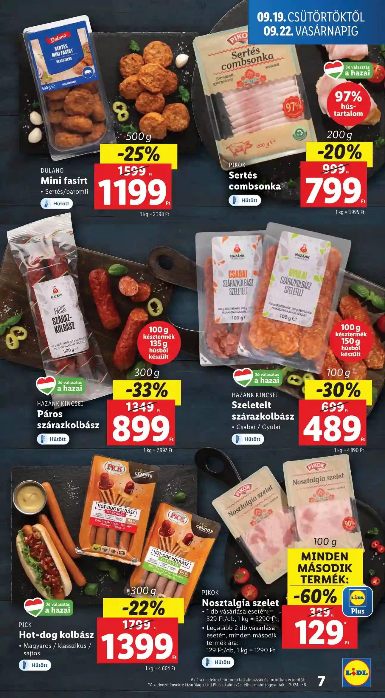 Lidl akciós újság 38. hét (57 oldal)