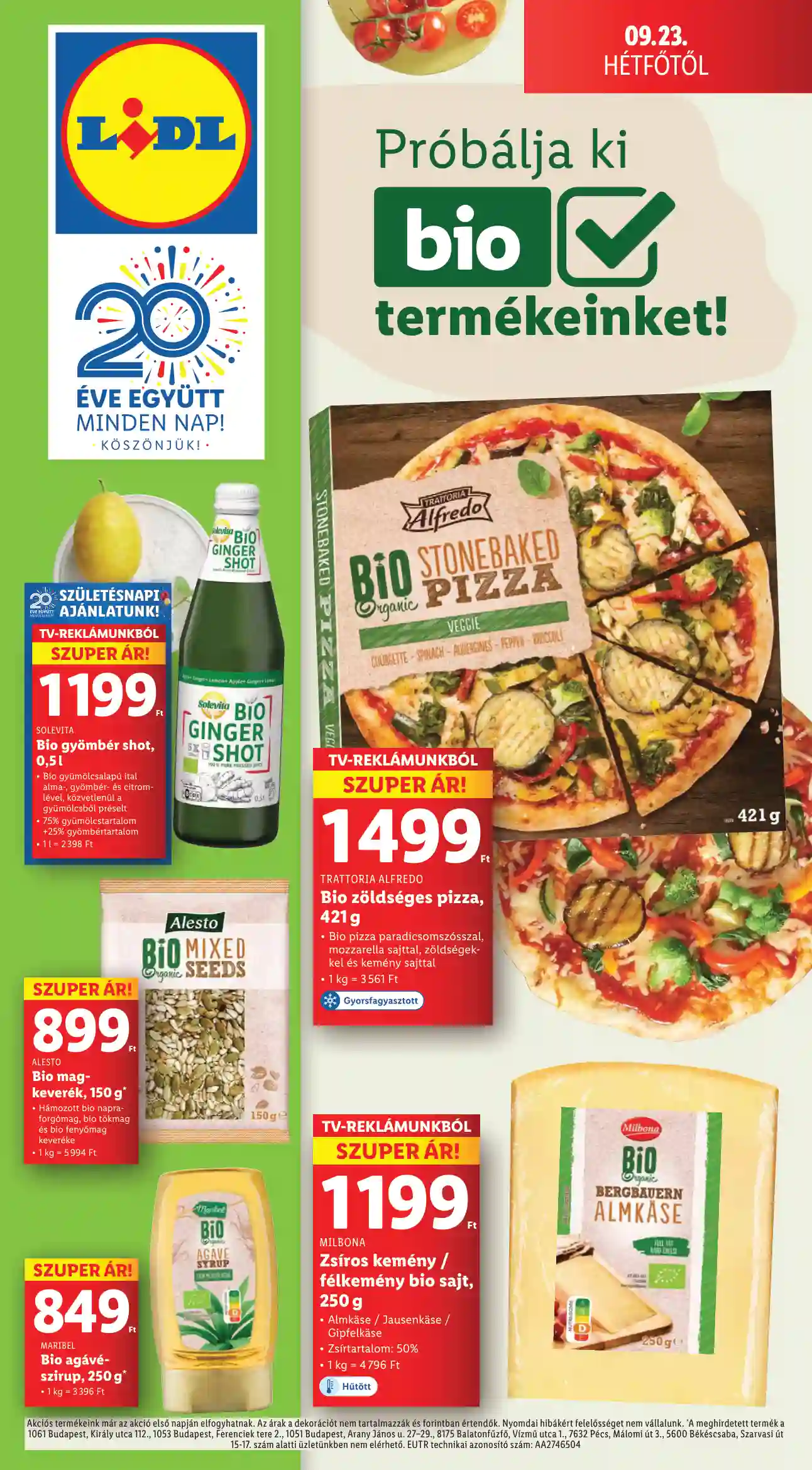 Lidl akciós újság 38. hét (61 oldal)