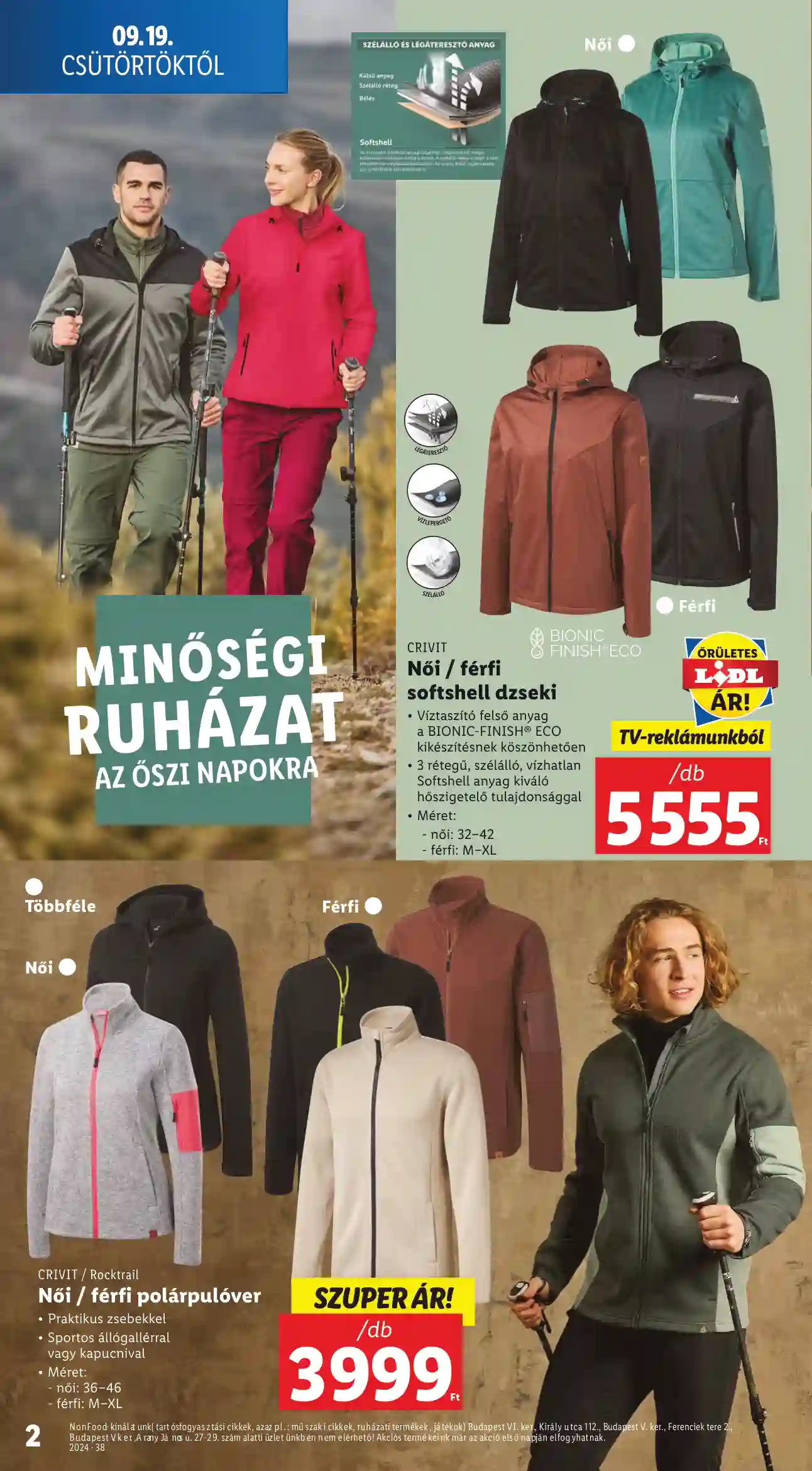Lidl akciós újság 38. hét (2 oldal)