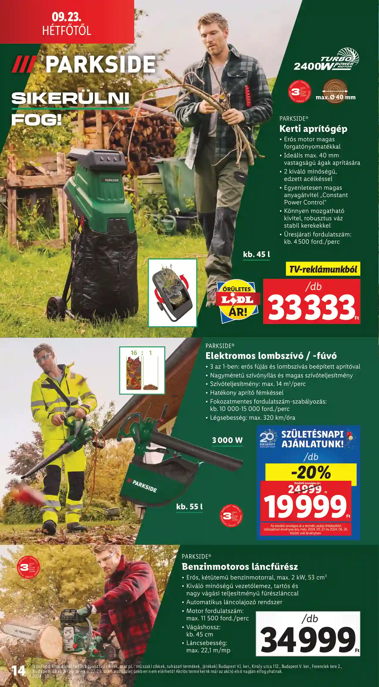 Lidl akciós újság 38. hét (6 oldal)