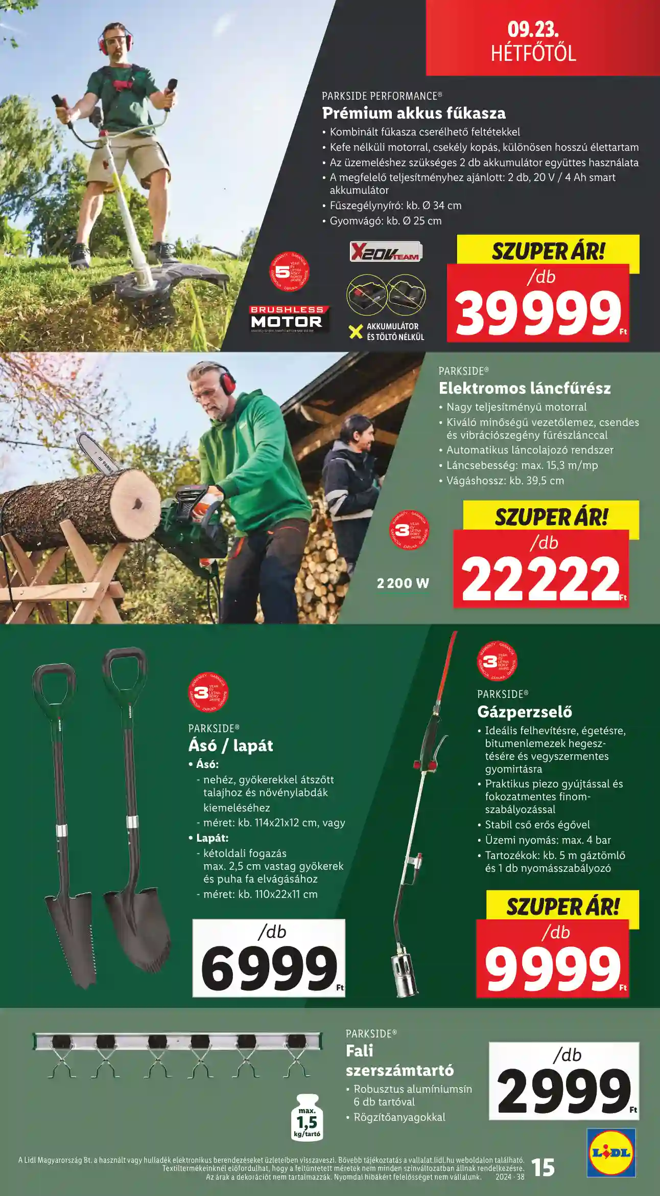 Lidl akciós újság 38. hét (7 oldal)