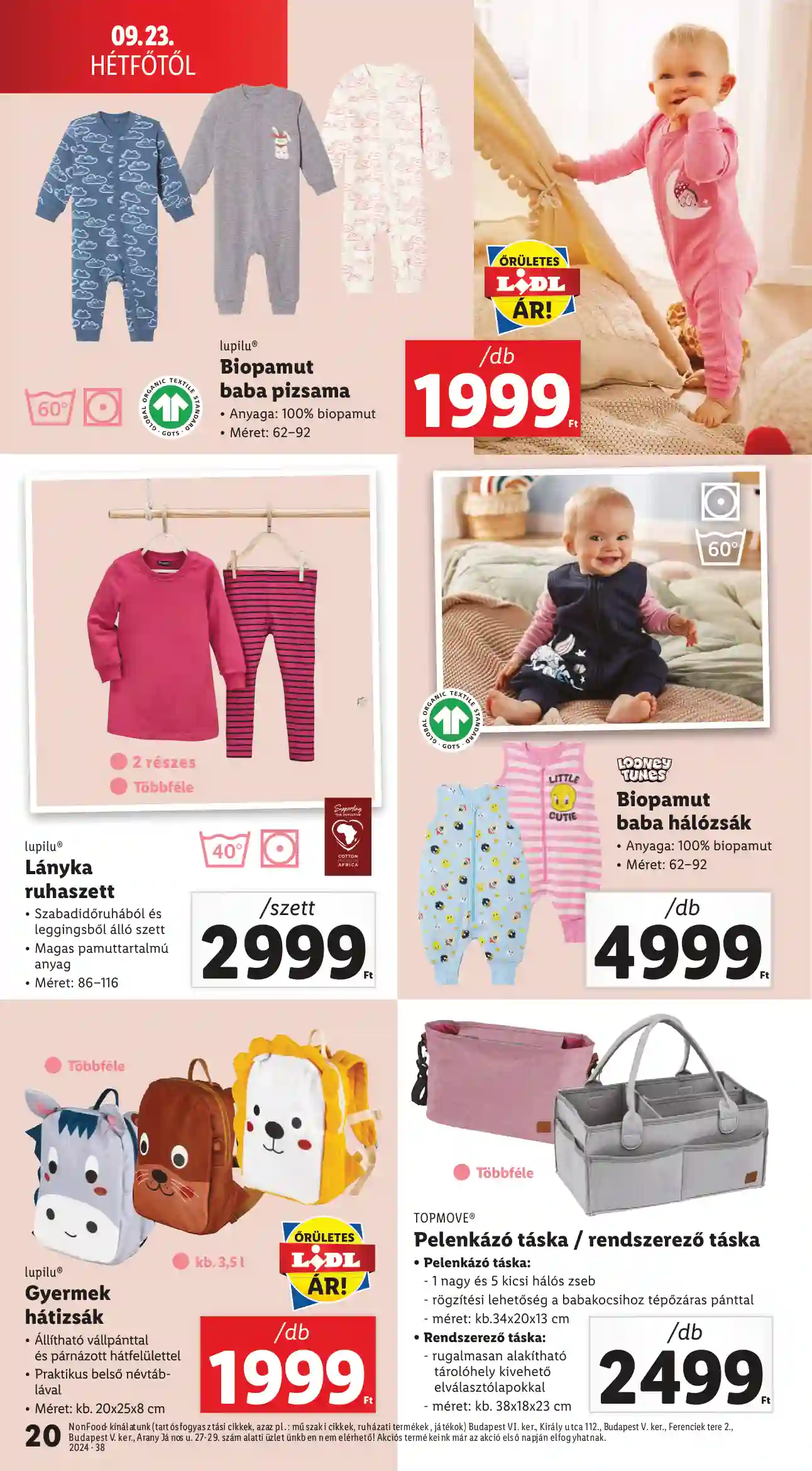 Lidl akciós újság 38. hét (12 oldal)