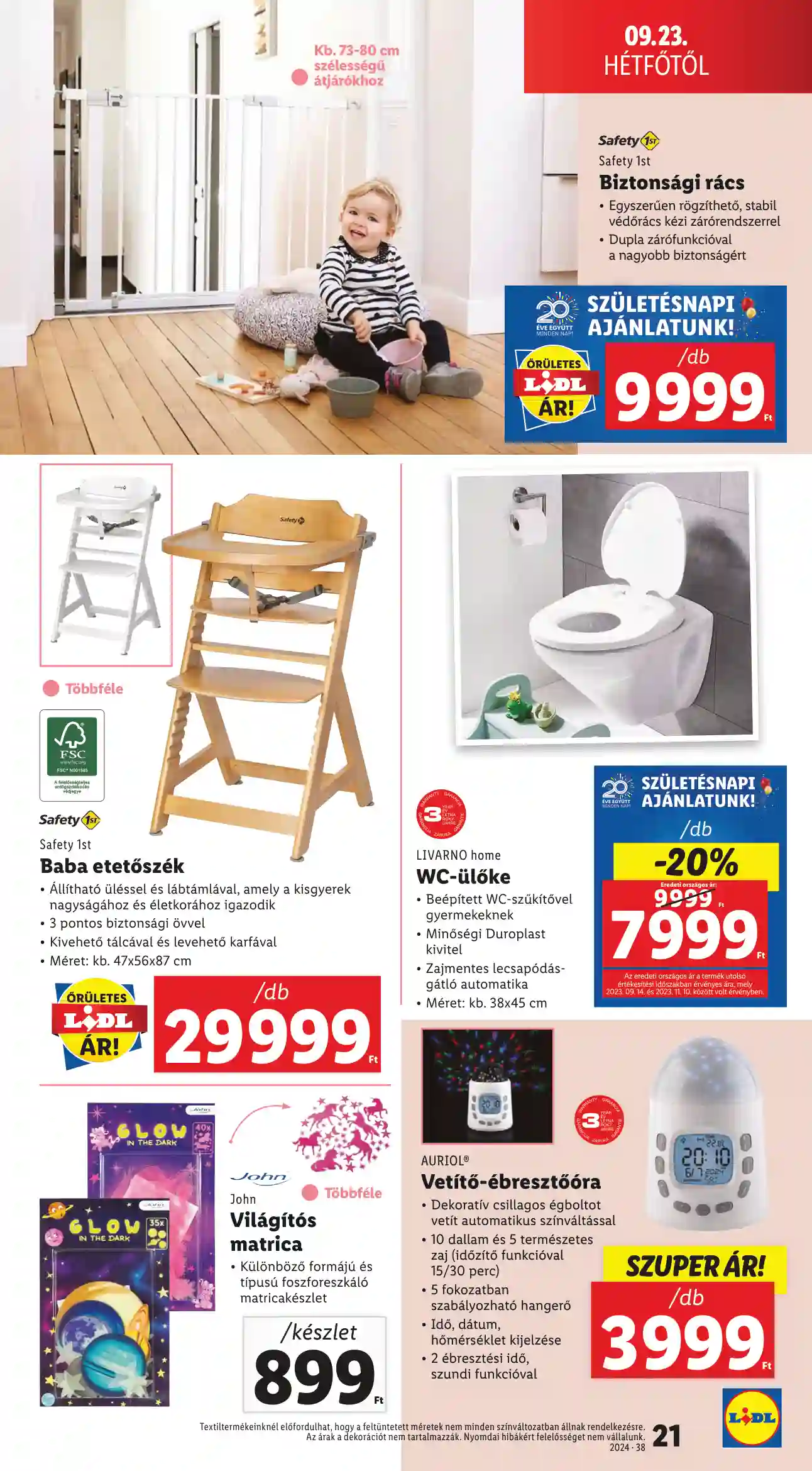 Lidl akciós újság 38. hét (14 oldal)