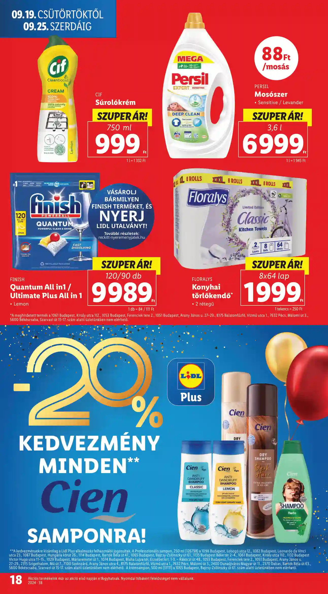 Lidl akciós újság 38. hét (10 oldal)
