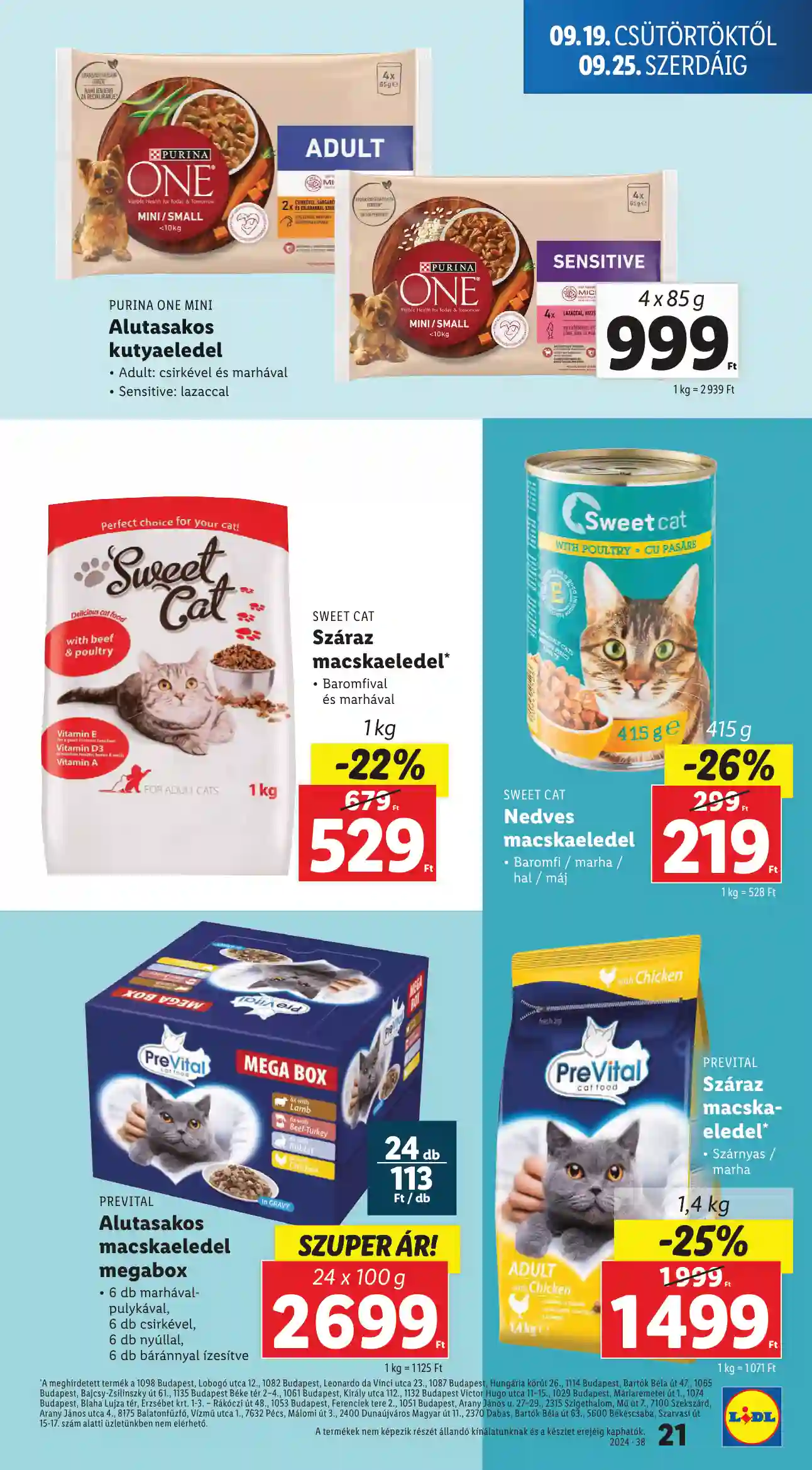 Lidl akciós újság 38. hét (14 oldal)