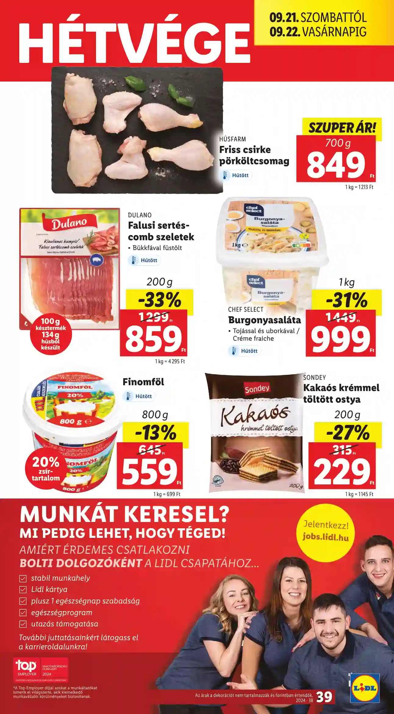 Lidl akciós újság 38. hét (33 oldal)