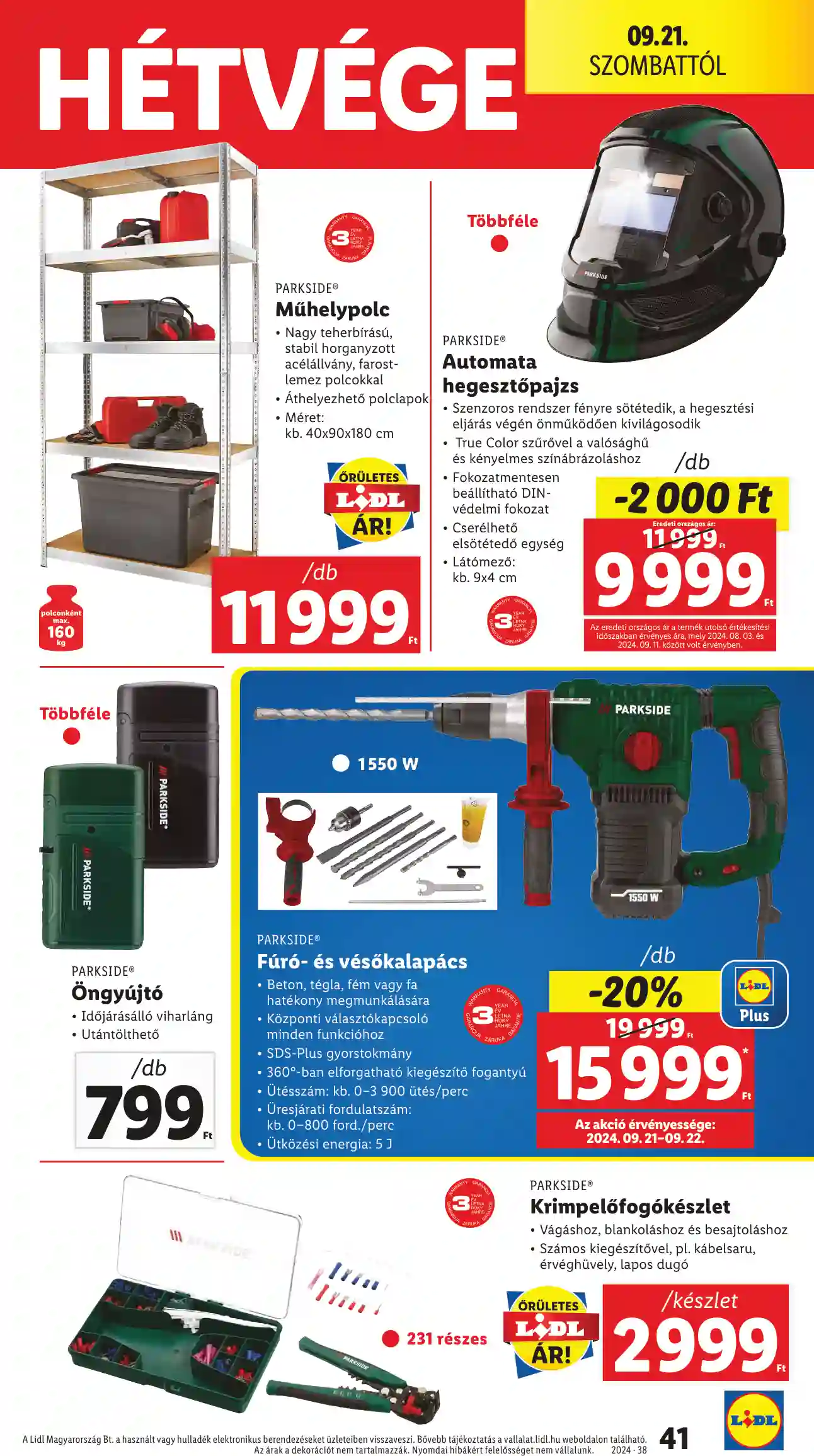 Lidl akciós újság 38. hét (36 oldal)