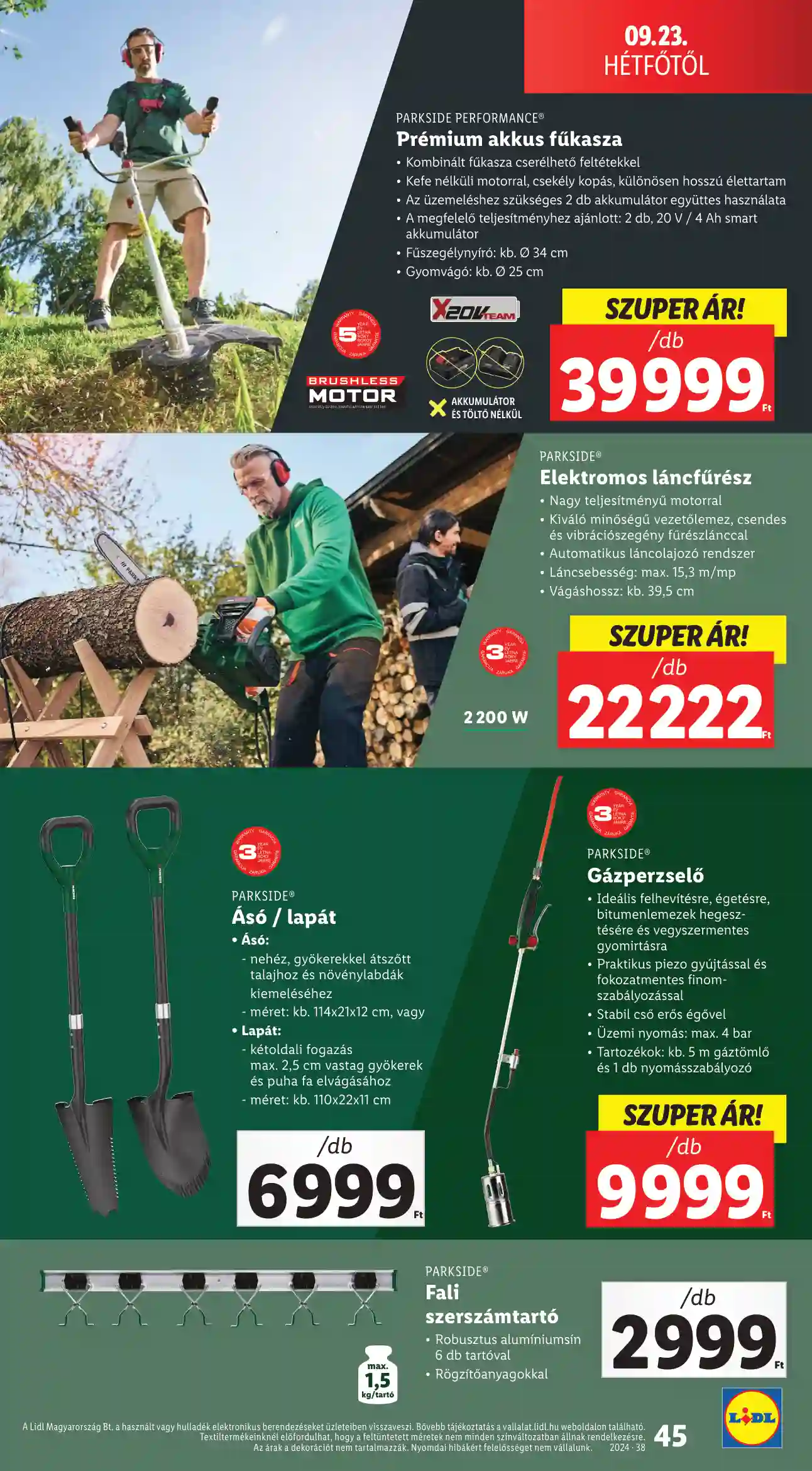 Lidl akciós újság 38. hét (40 oldal)