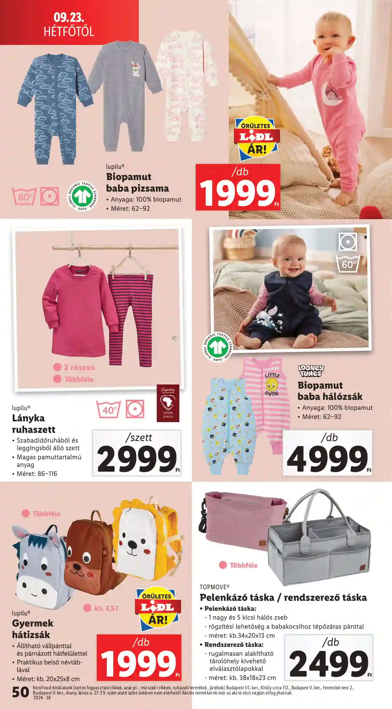 Lidl akciós újság 38. hét (45 oldal)