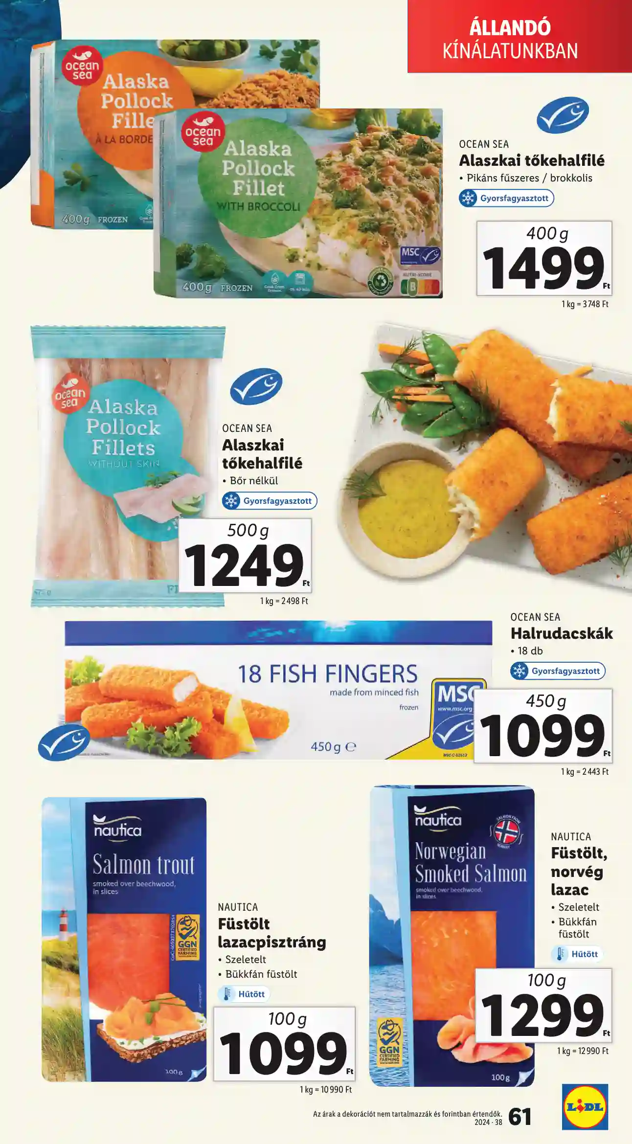 Lidl akciós újság 38. hét (58 oldal)