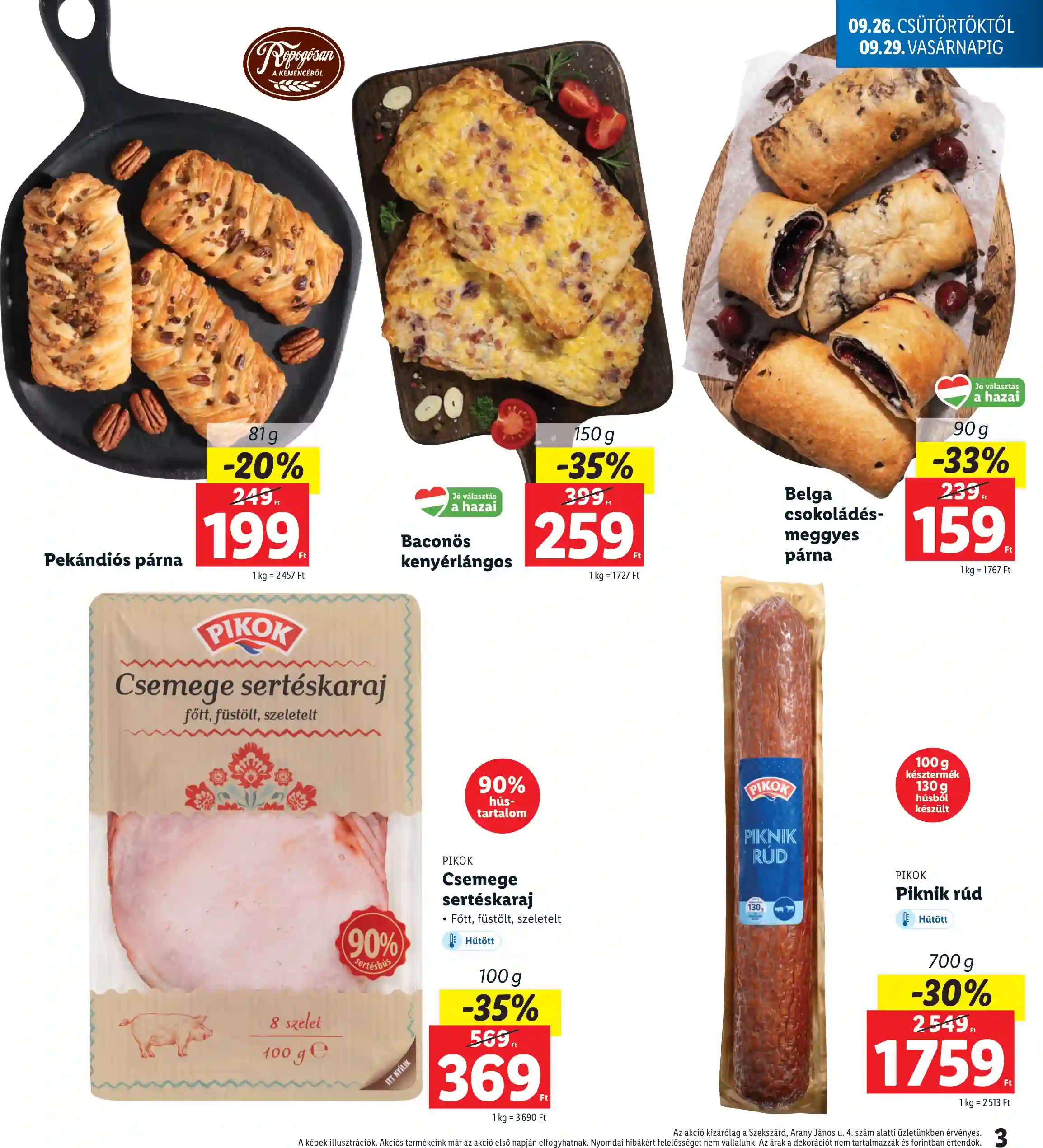 Lidl akciós újság 39. hét (3 oldal)