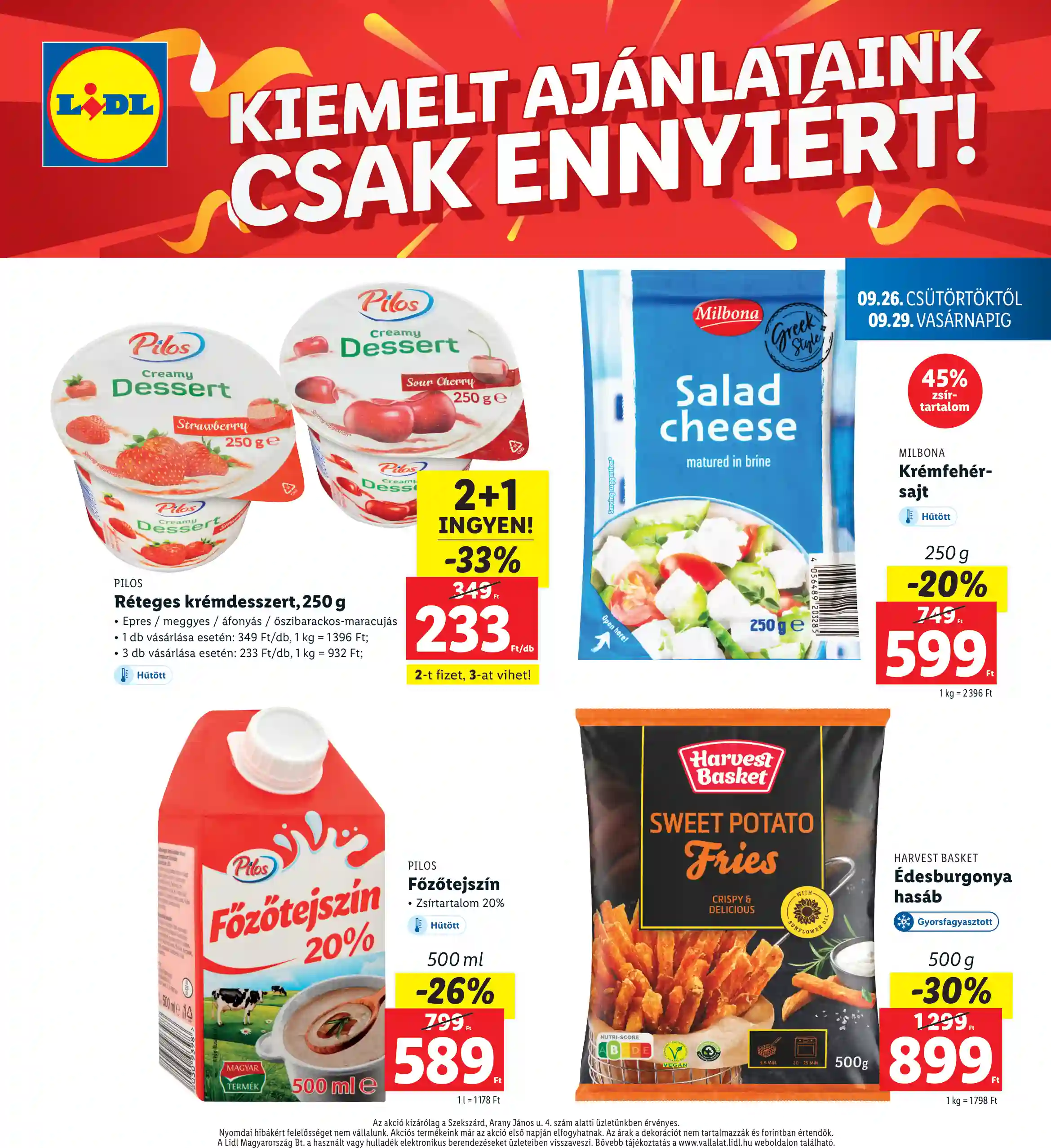 Lidl akciós újság 39. hét (4 oldal)