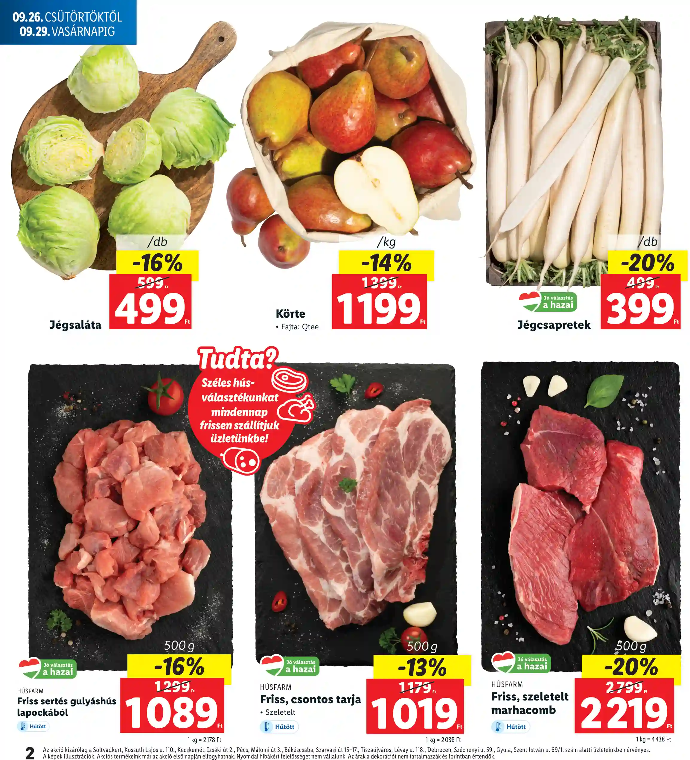 Lidl akciós újság 39. hét (2 oldal)
