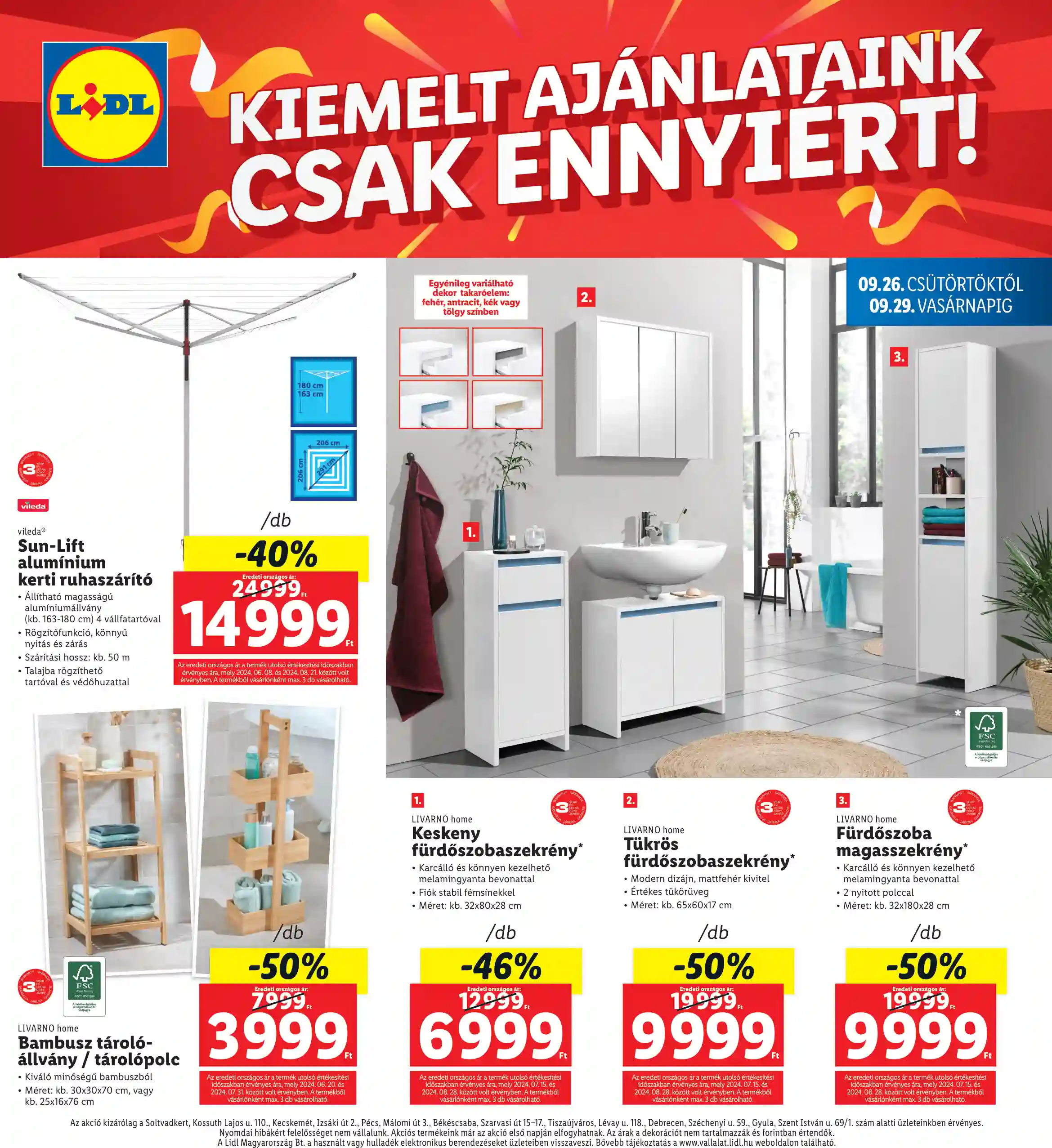Lidl akciós újság 39. hét (4 oldal)