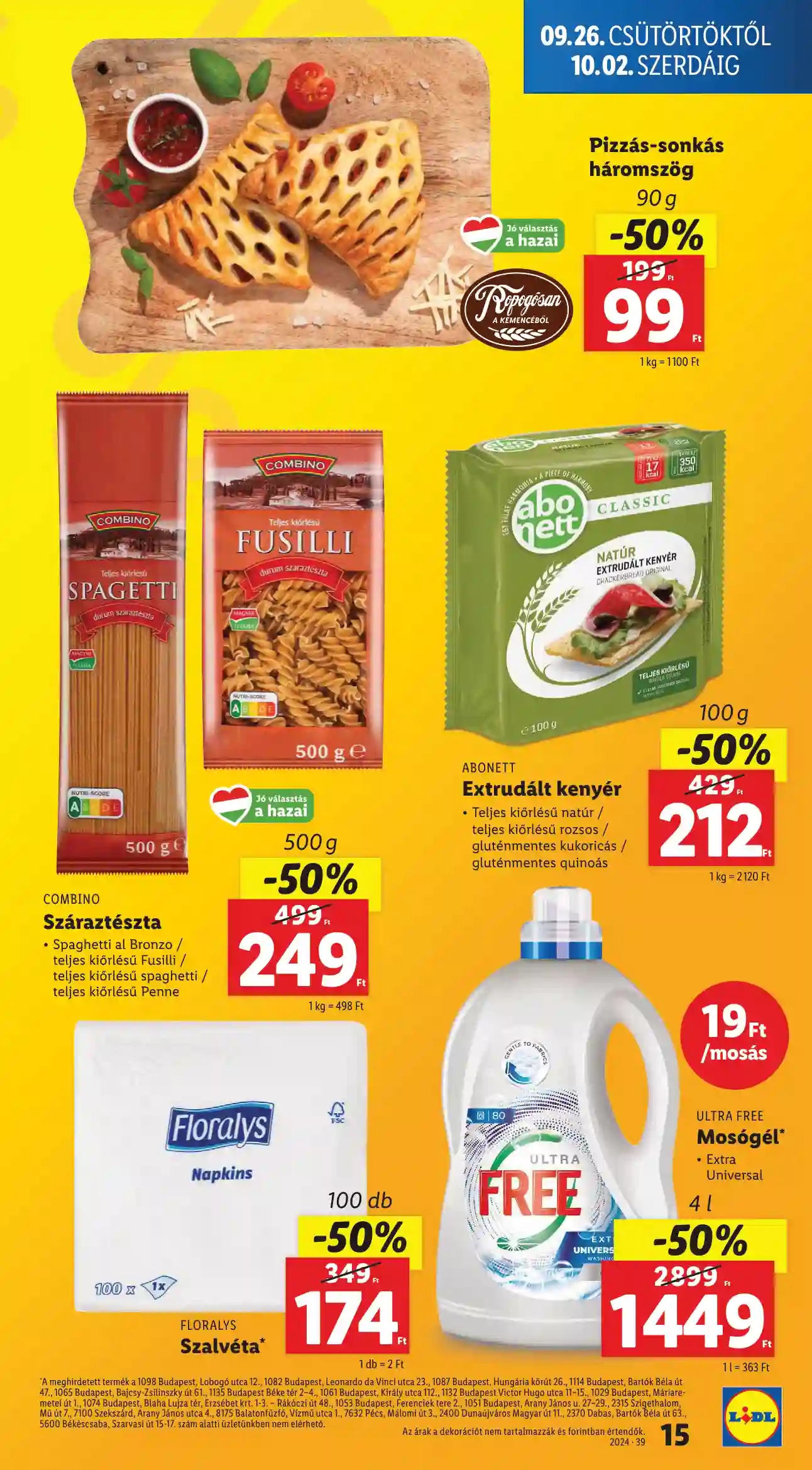Lidl akciós újság 39. hét (7 oldal)