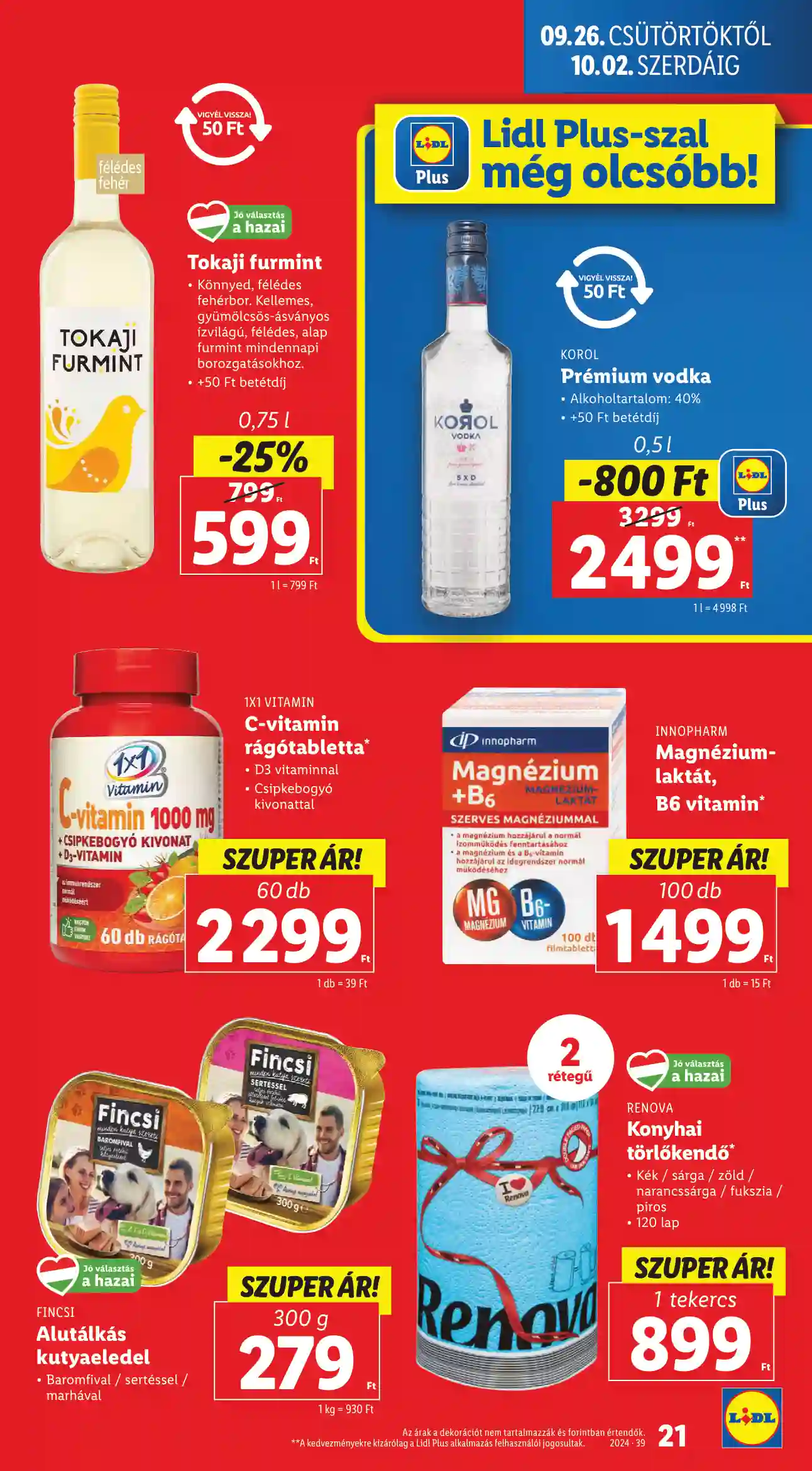Lidl akciós újság 39. hét (14 oldal)
