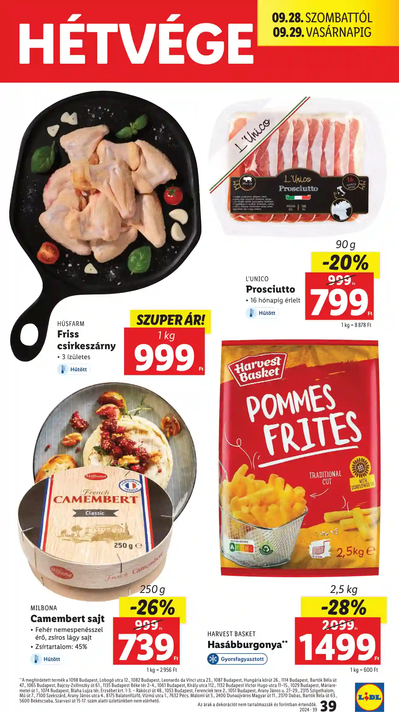 Lidl akciós újság 39. hét (33 oldal)