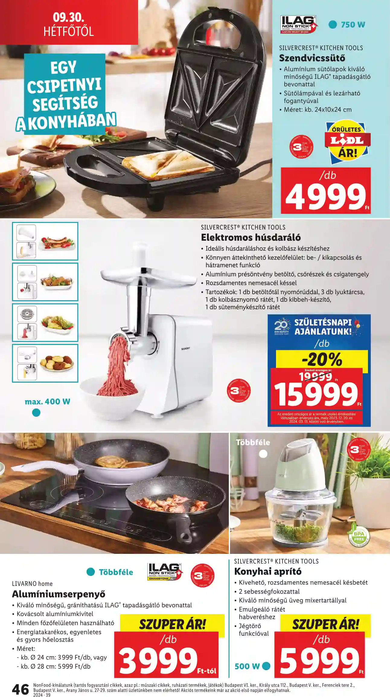 Lidl akciós újság 39. hét (41 oldal)