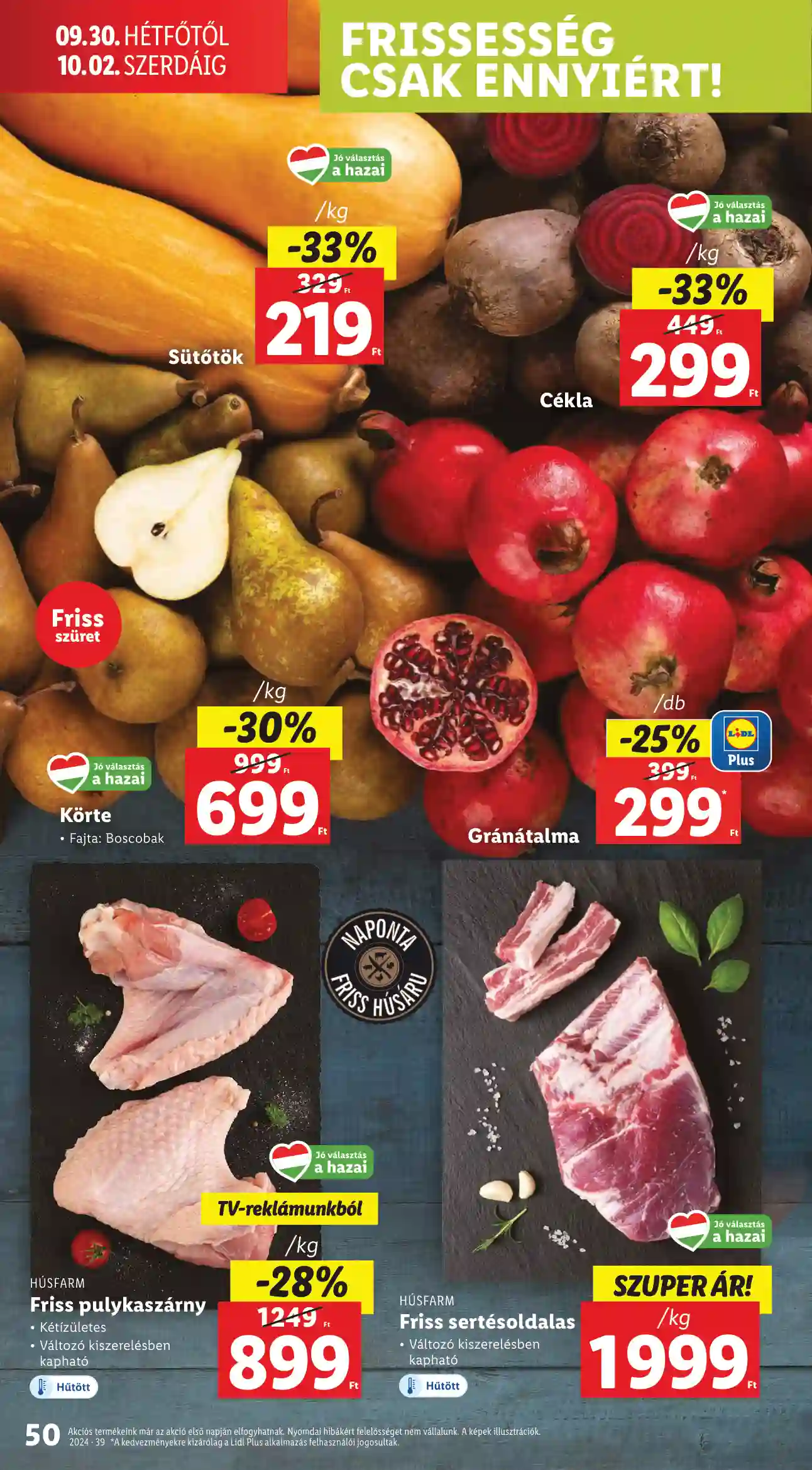 Lidl akciós újság 39. hét (45 oldal)