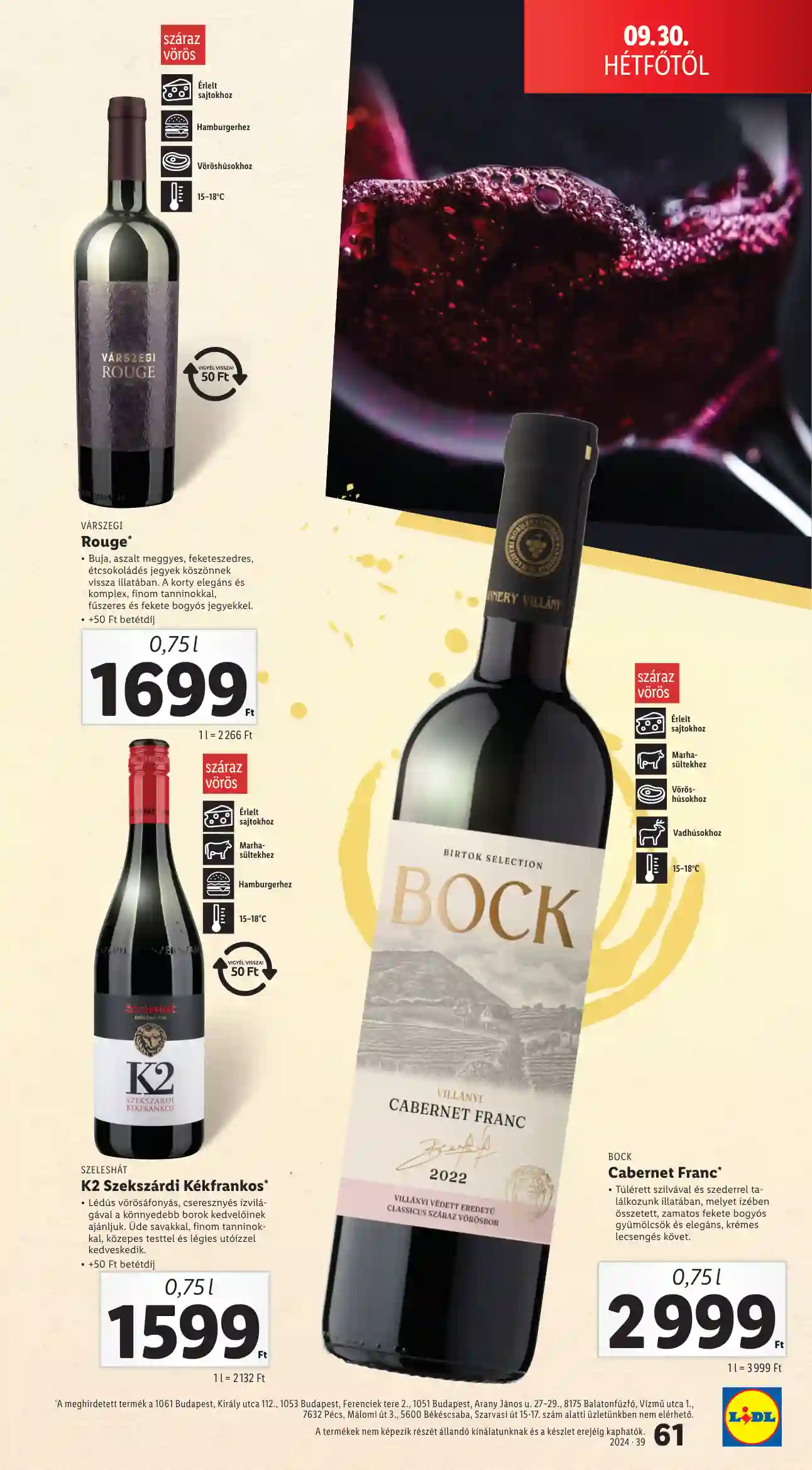 Lidl akciós újság 39. hét (58 oldal)