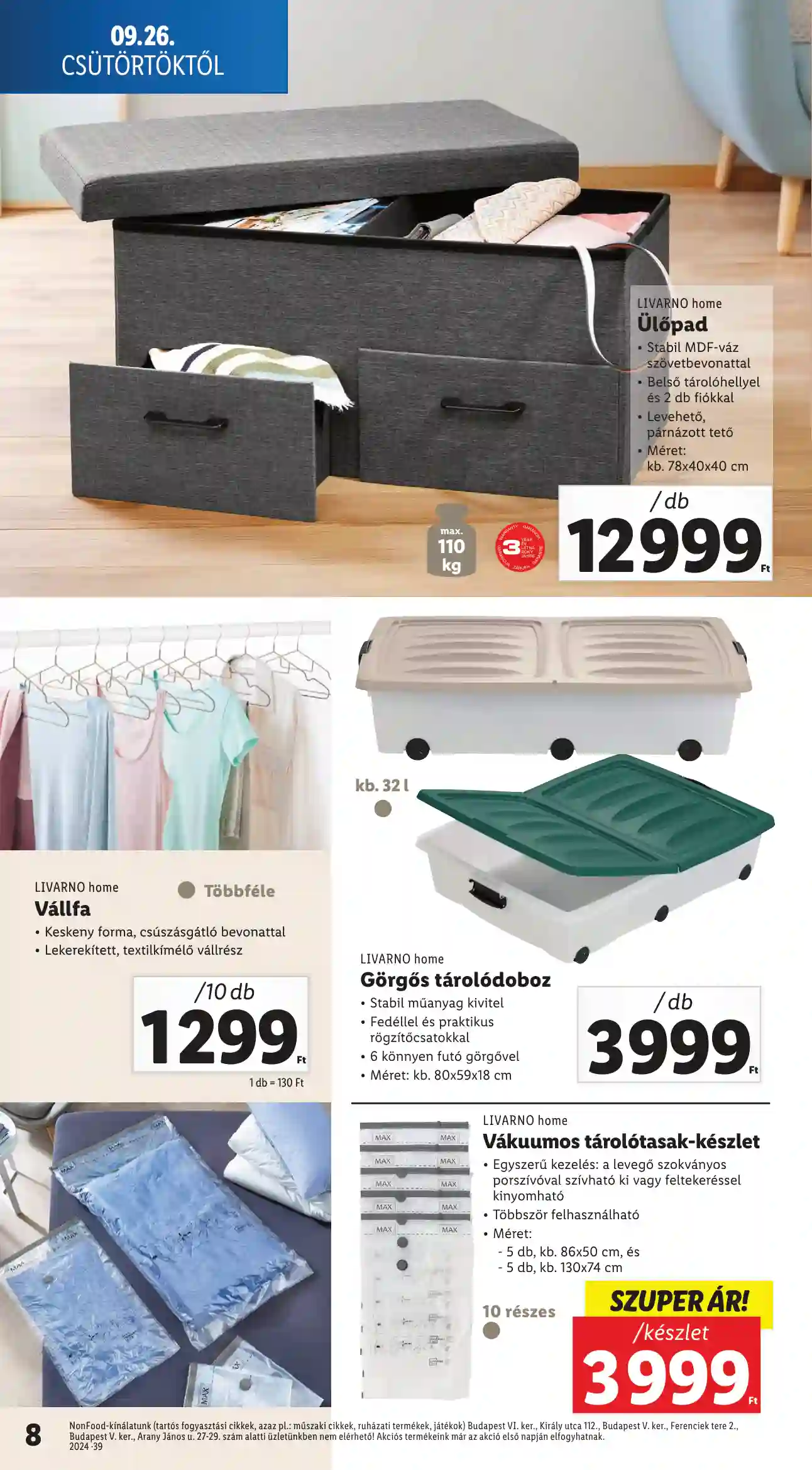 Lidl akciós újság 39. hét (19 oldal)
