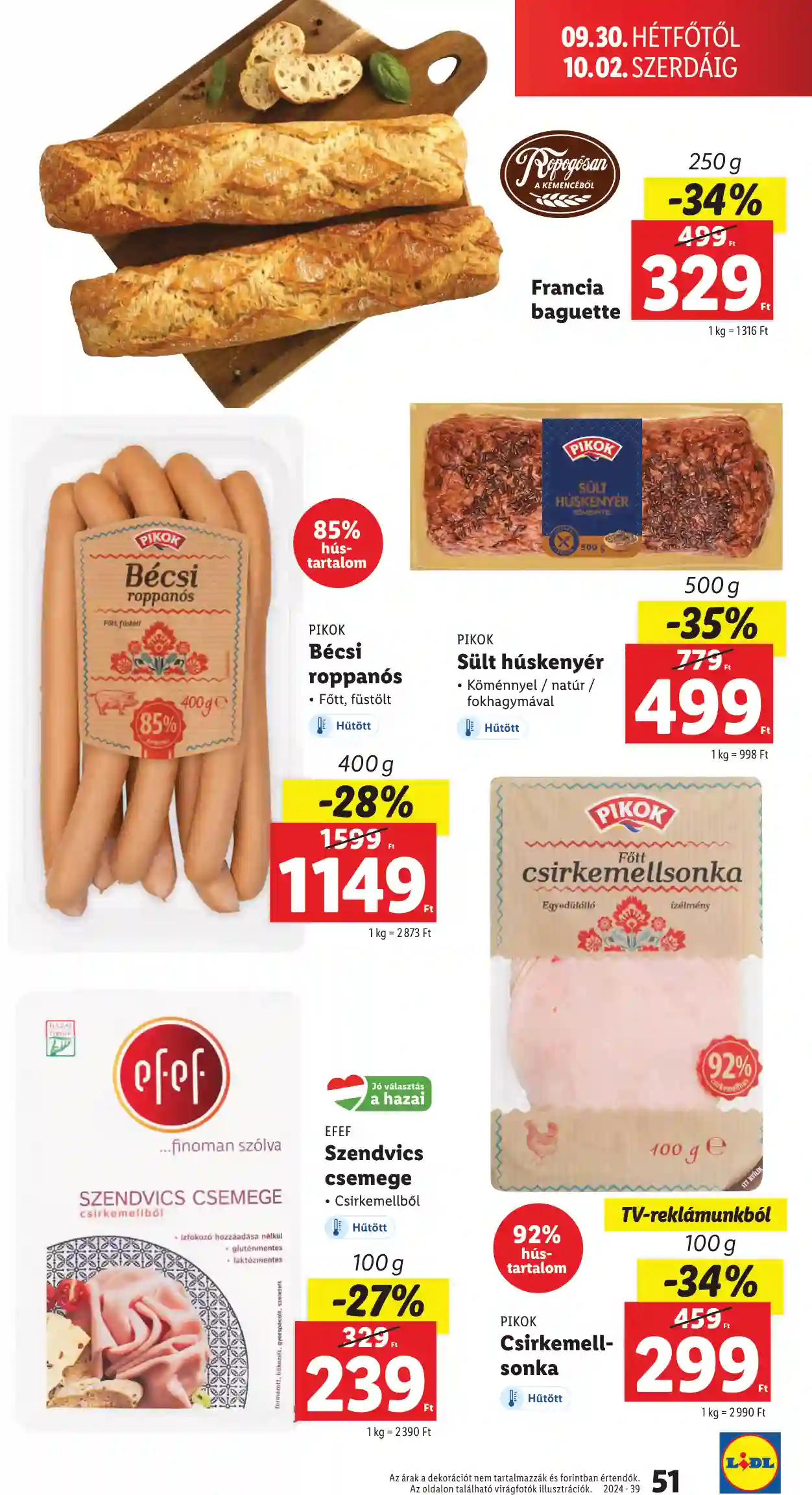 Lidl akciós újság 39. hét (47 oldal)