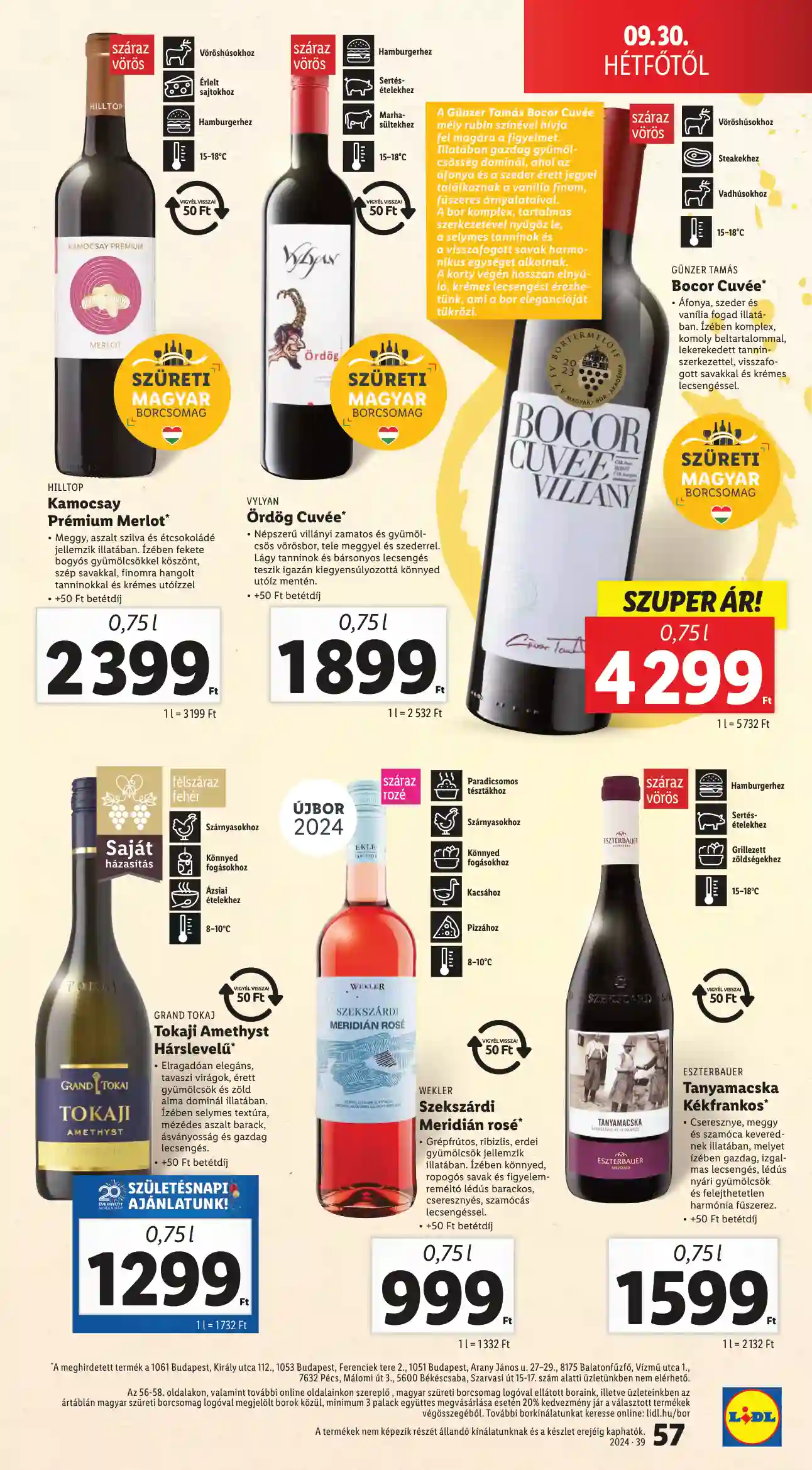 Lidl akciós újság 39. hét (53 oldal)