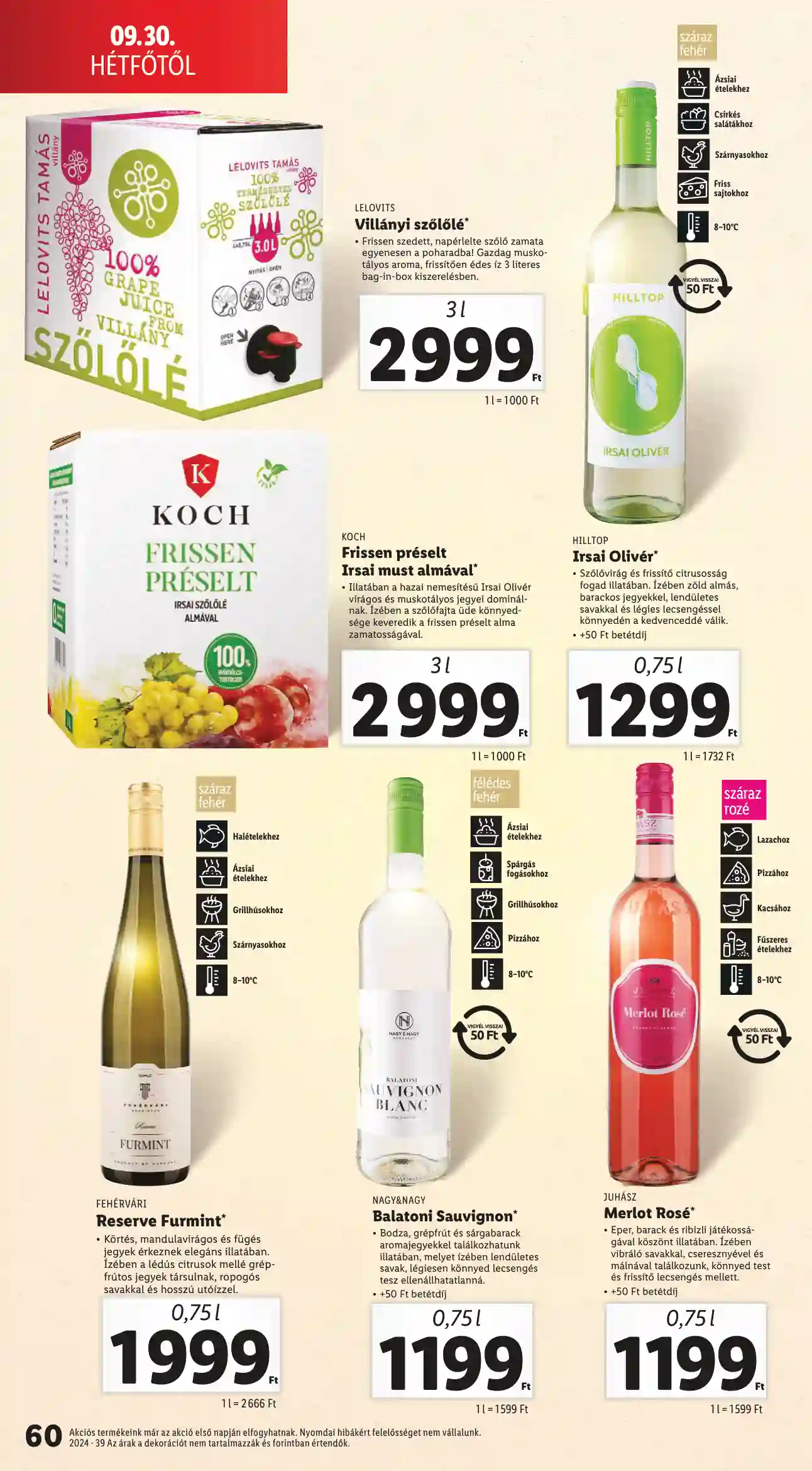 Lidl akciós újság 39. hét (56 oldal)
