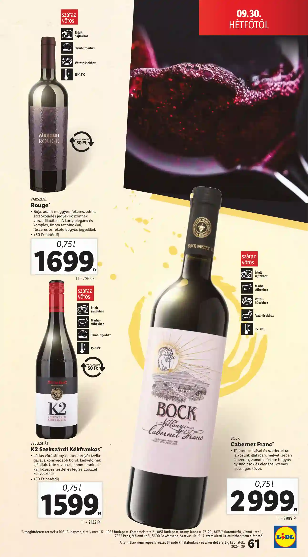 Lidl akciós újság 39. hét (58 oldal)