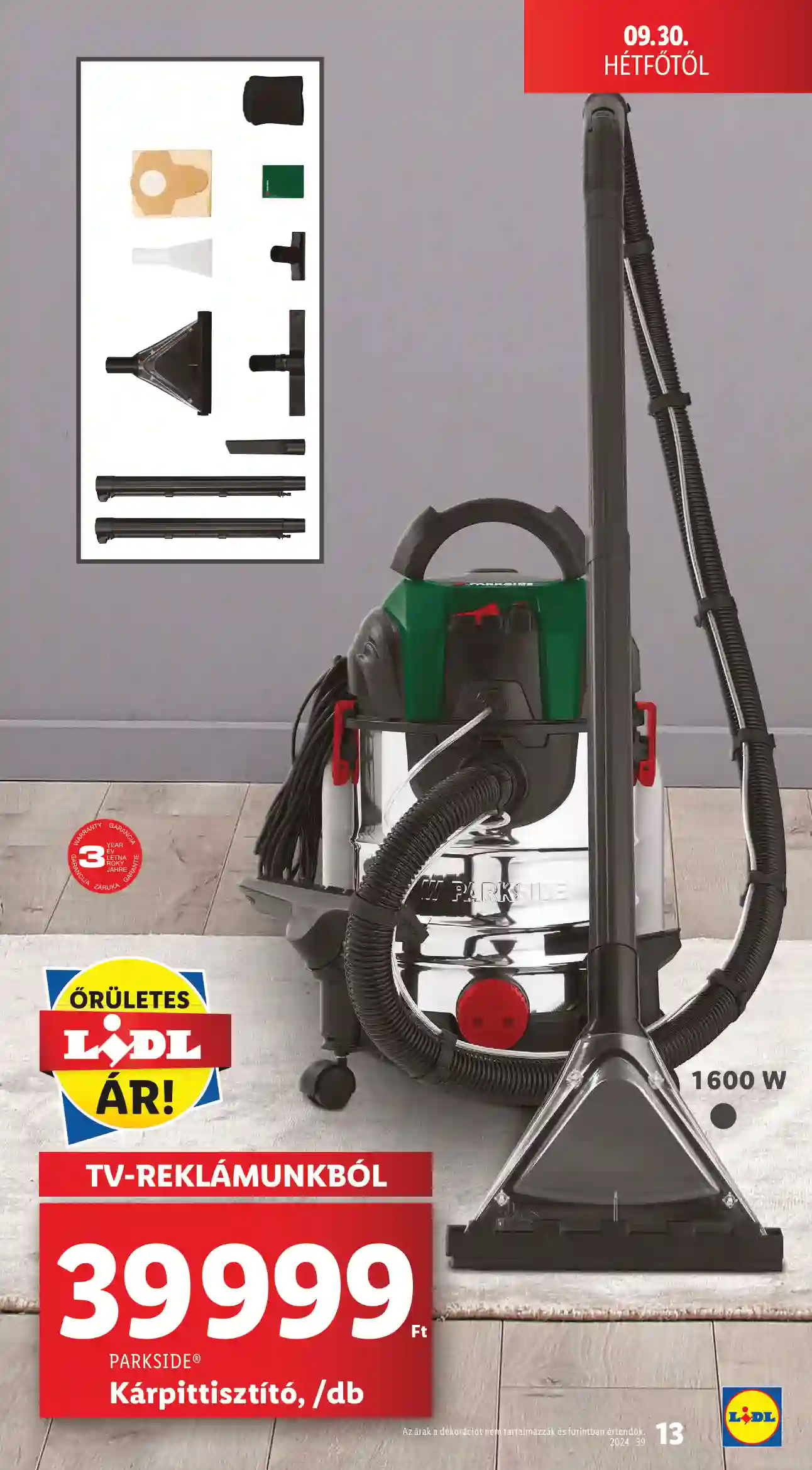 Lidl akciós újság 39. hét (5 oldal)