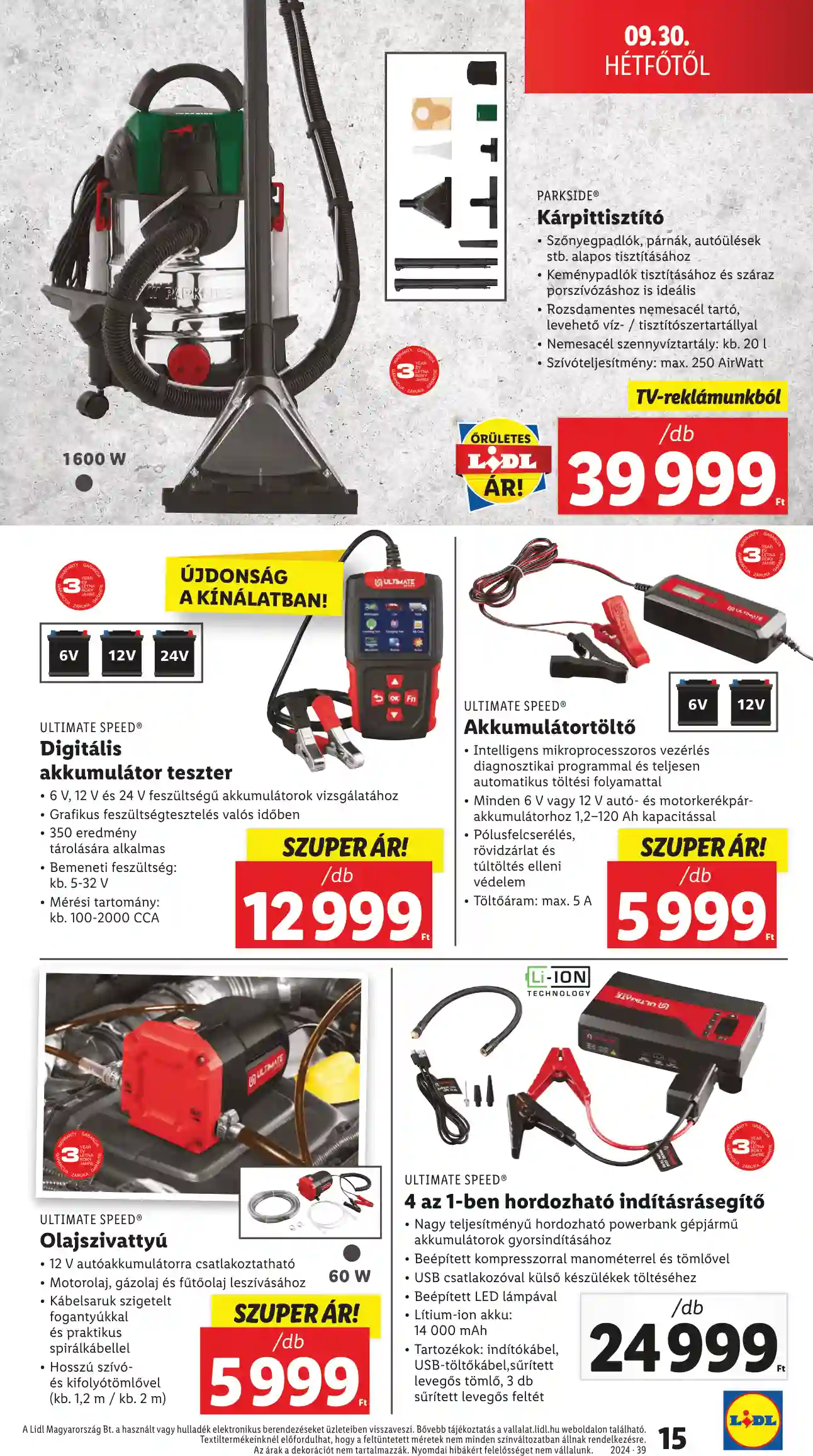 Lidl akciós újság 39. hét (7 oldal)