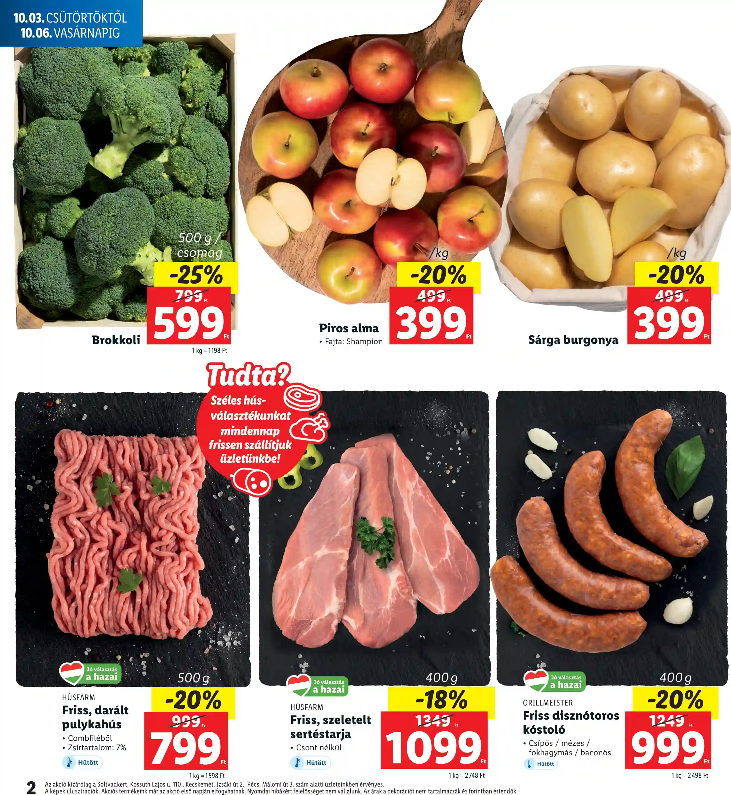 Lidl akciós újság 40. hét (2 oldal)