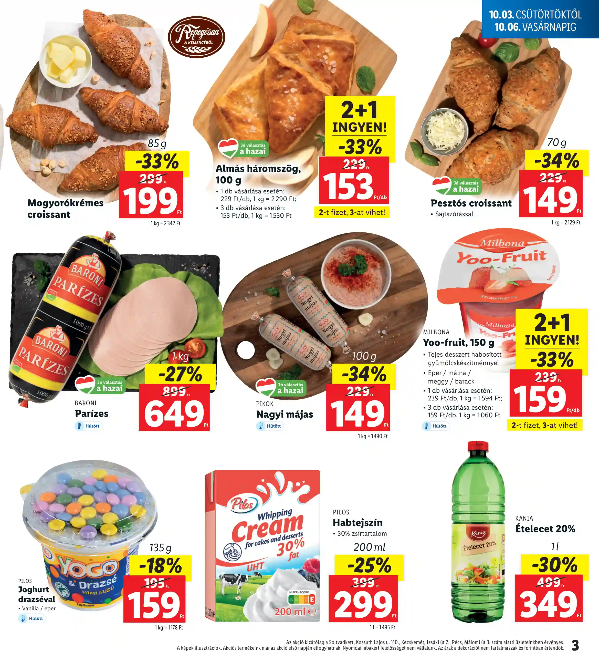 Lidl akciós újság 40. hét (3 oldal)