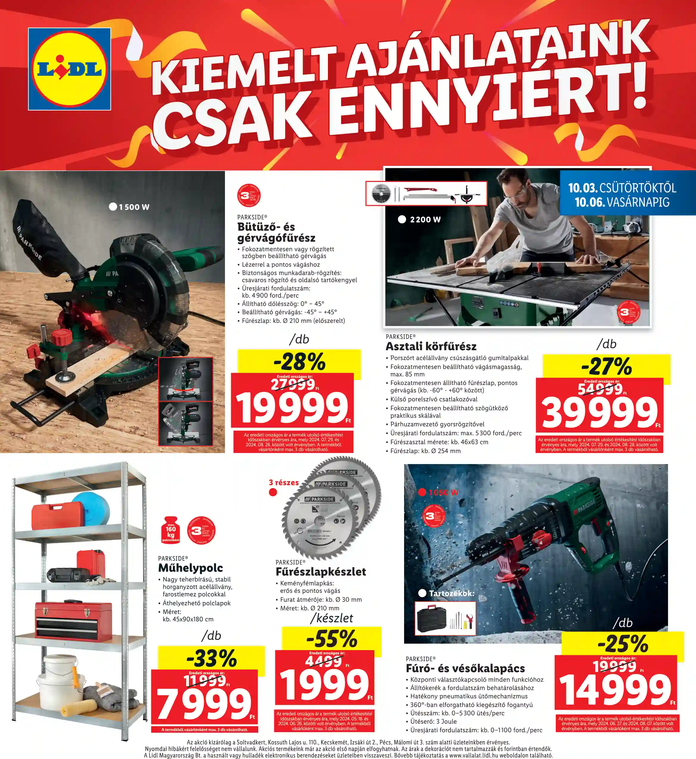 Lidl akciós újság 40. hét (4 oldal)