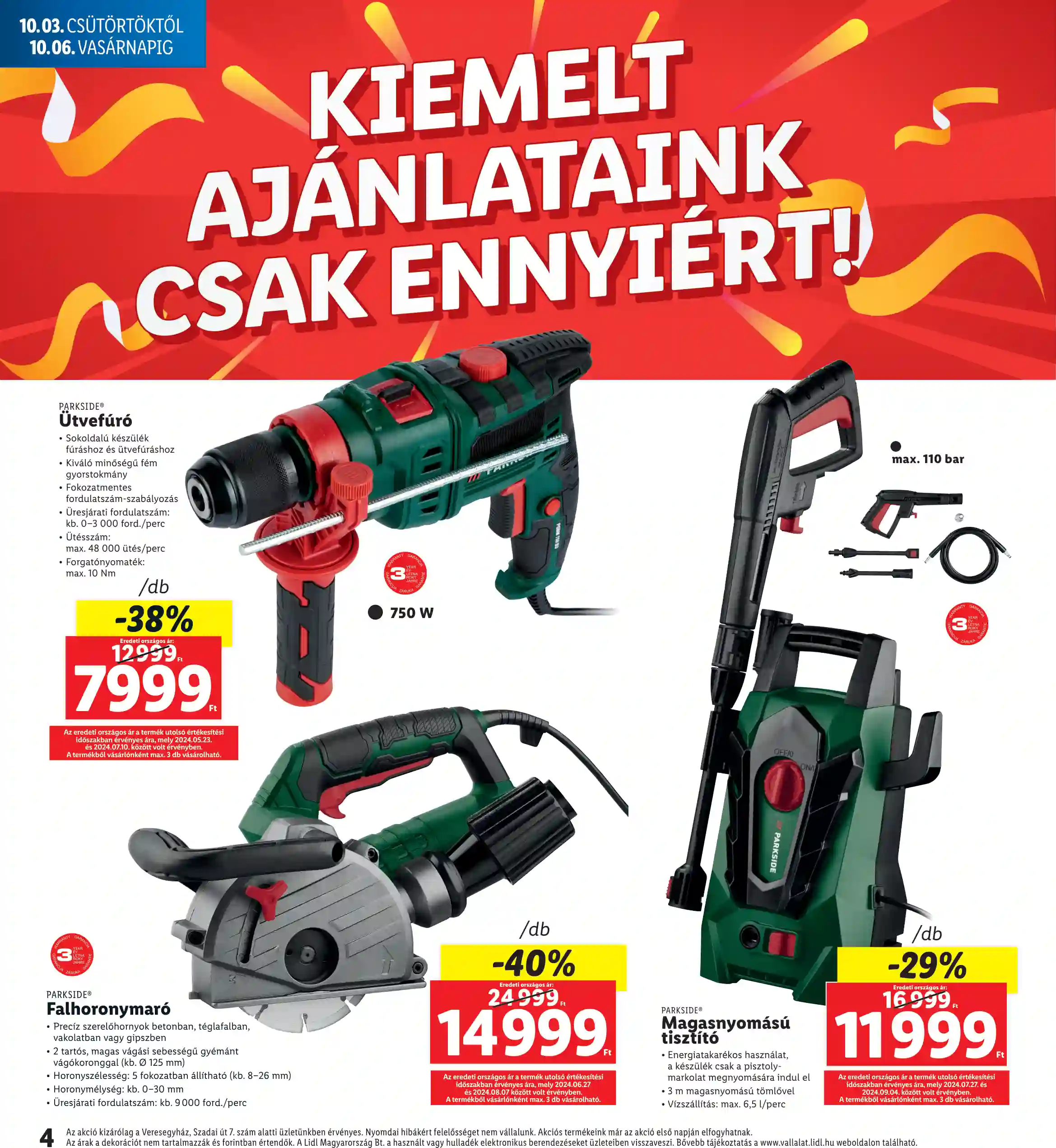 Lidl akciós újság 40. hét (4 oldal)