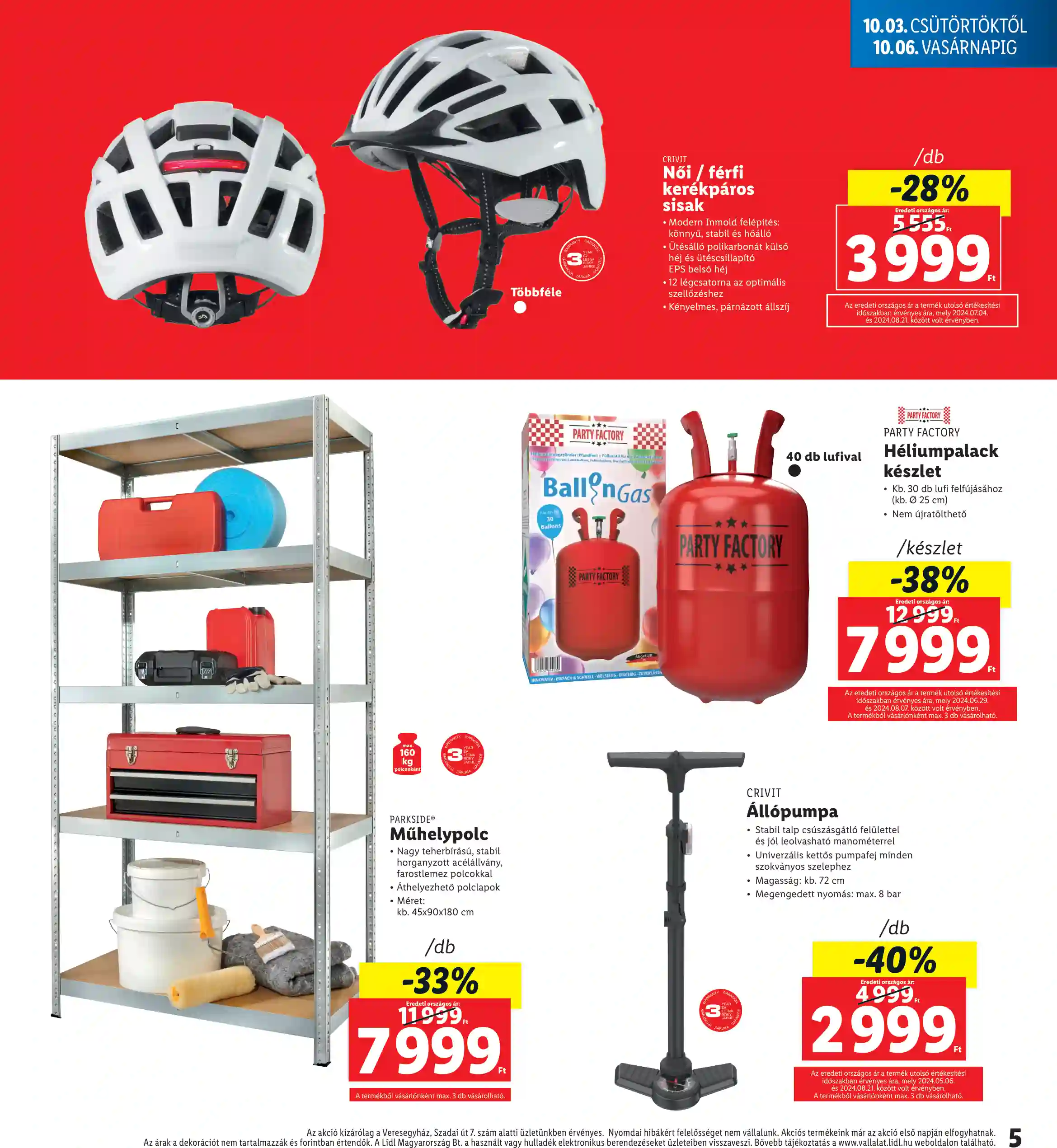 Lidl akciós újság 40. hét (5 oldal)